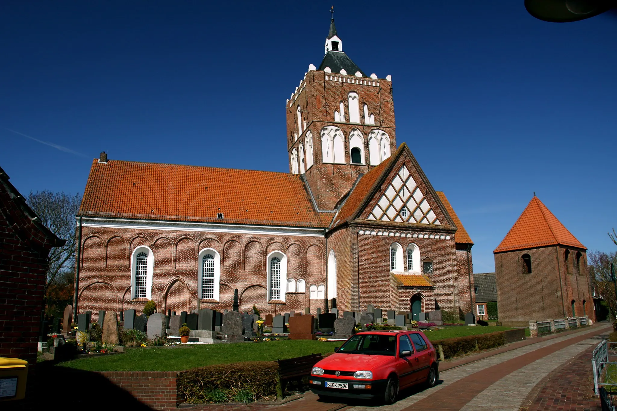 Photo showing: Kreuzkirche Pilsum