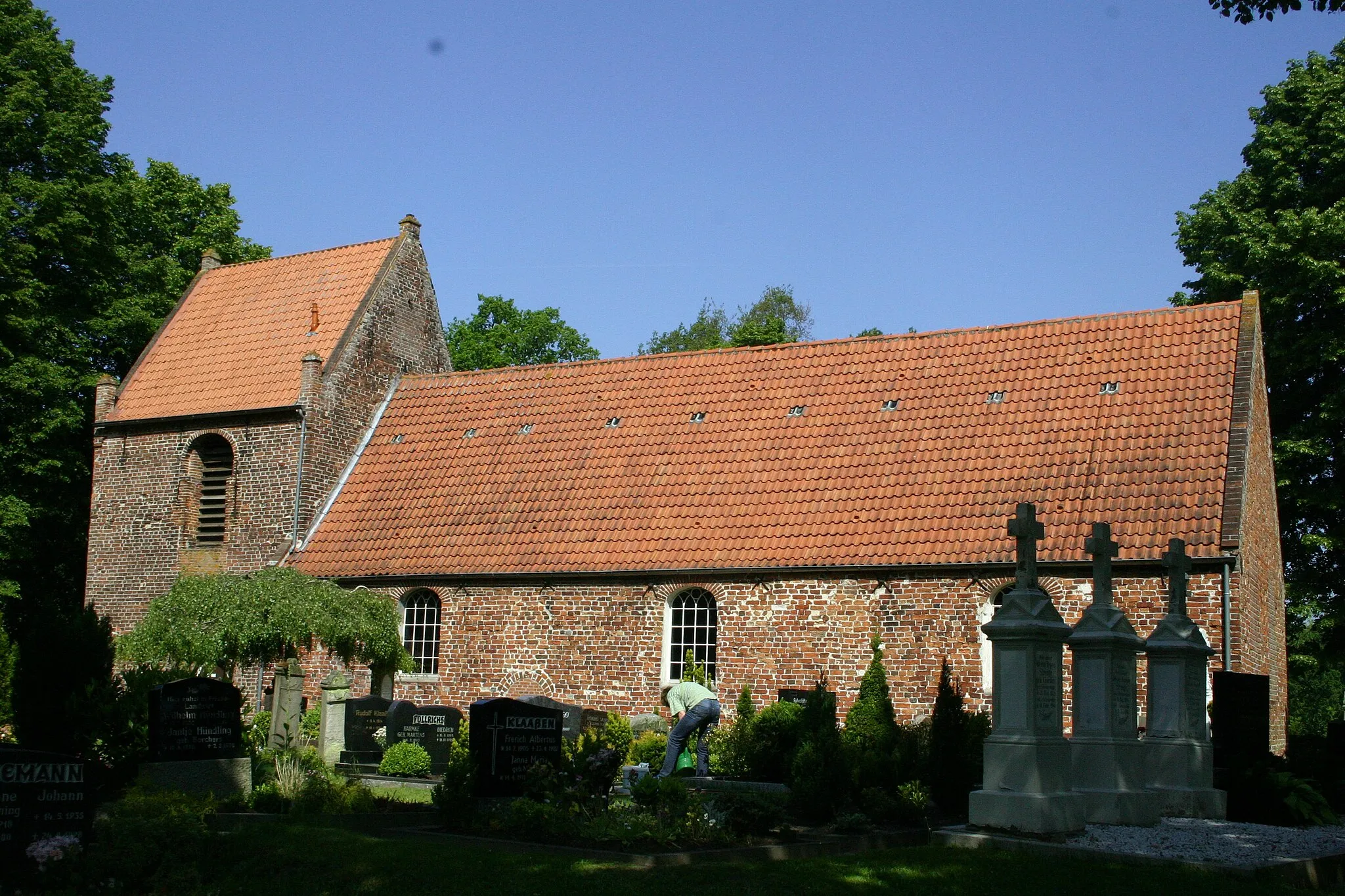 Photo showing: Historic church in Großwolde, district of Leer, East Frisia, Germany