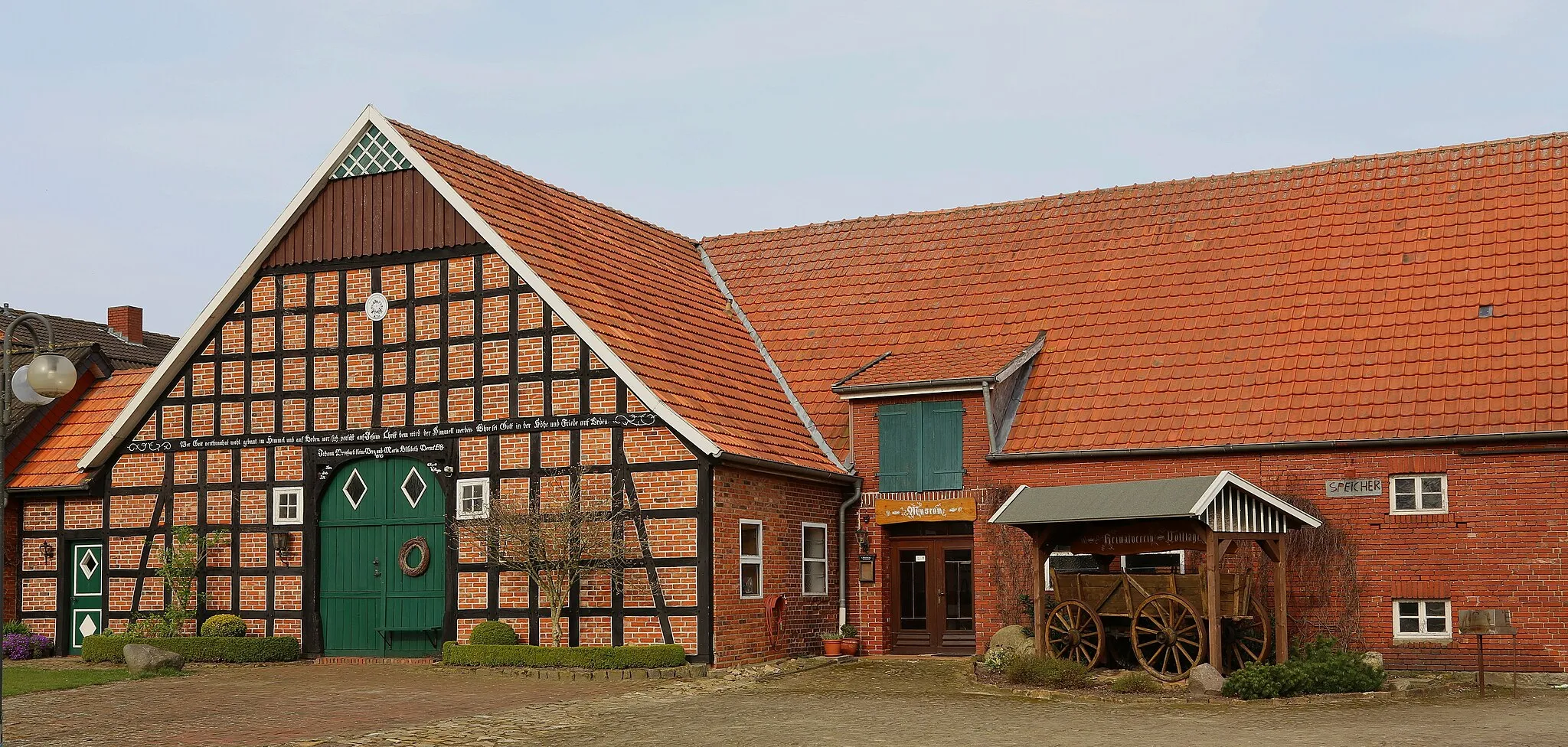 Photo showing: Heritage Museum Voltlage (Heimatmuseum Voltlage) in Voltlage-Höckel, Samtgemeinde Neuenkirchen, Landkreis Osnabrück, Lower Saxony, Germany.