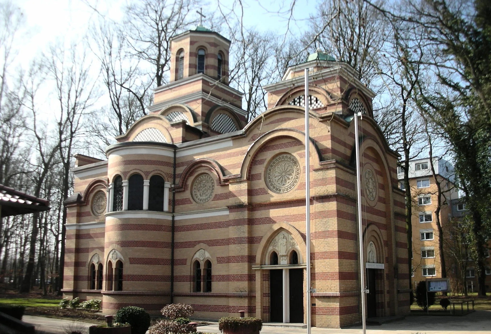 Photo showing: Serbisch-orthodoxe Kirche Osnabrück   Heiligen Georg