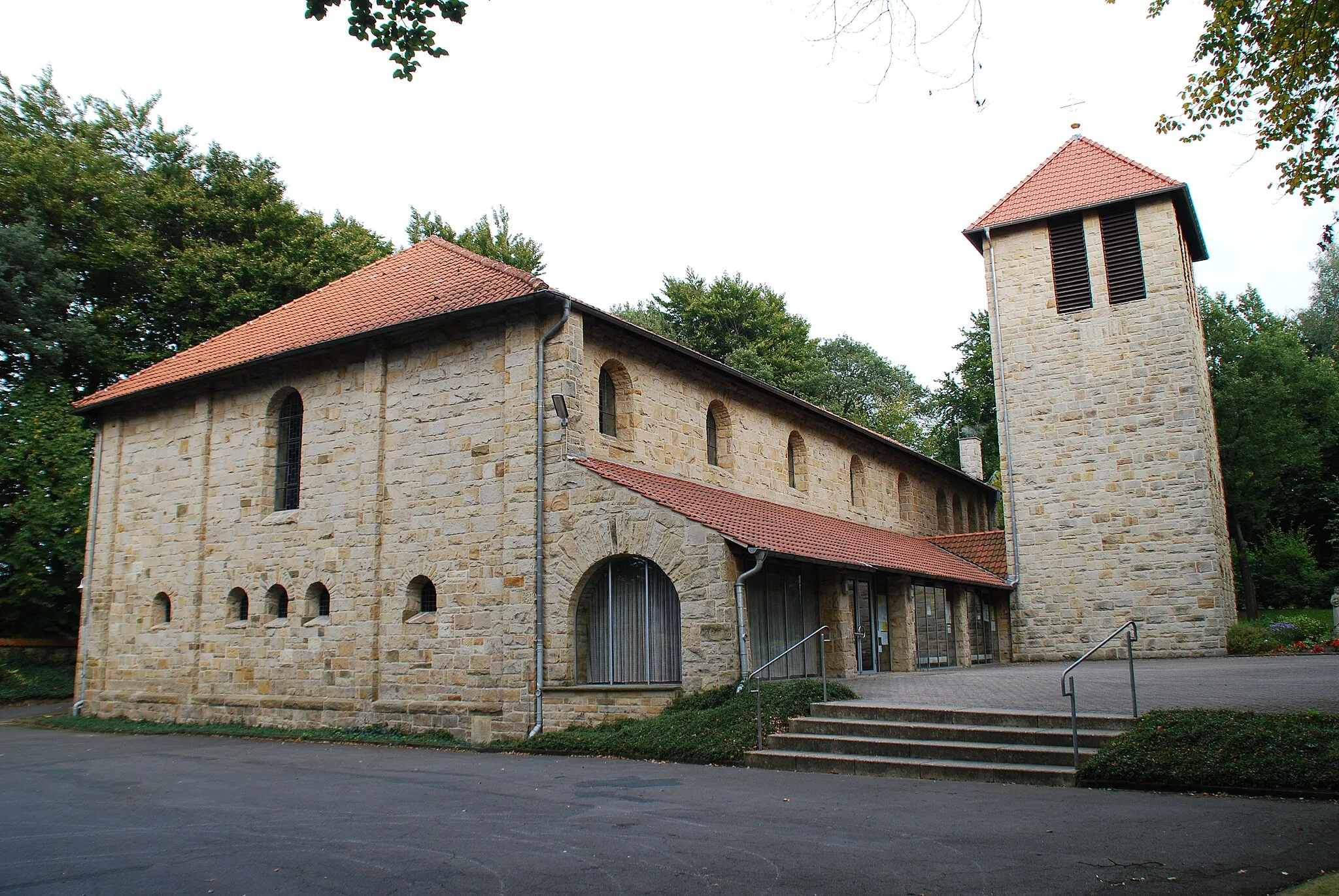 Photo showing: Barbarakirche auf dem Dickenberg (Ibbenbüren)