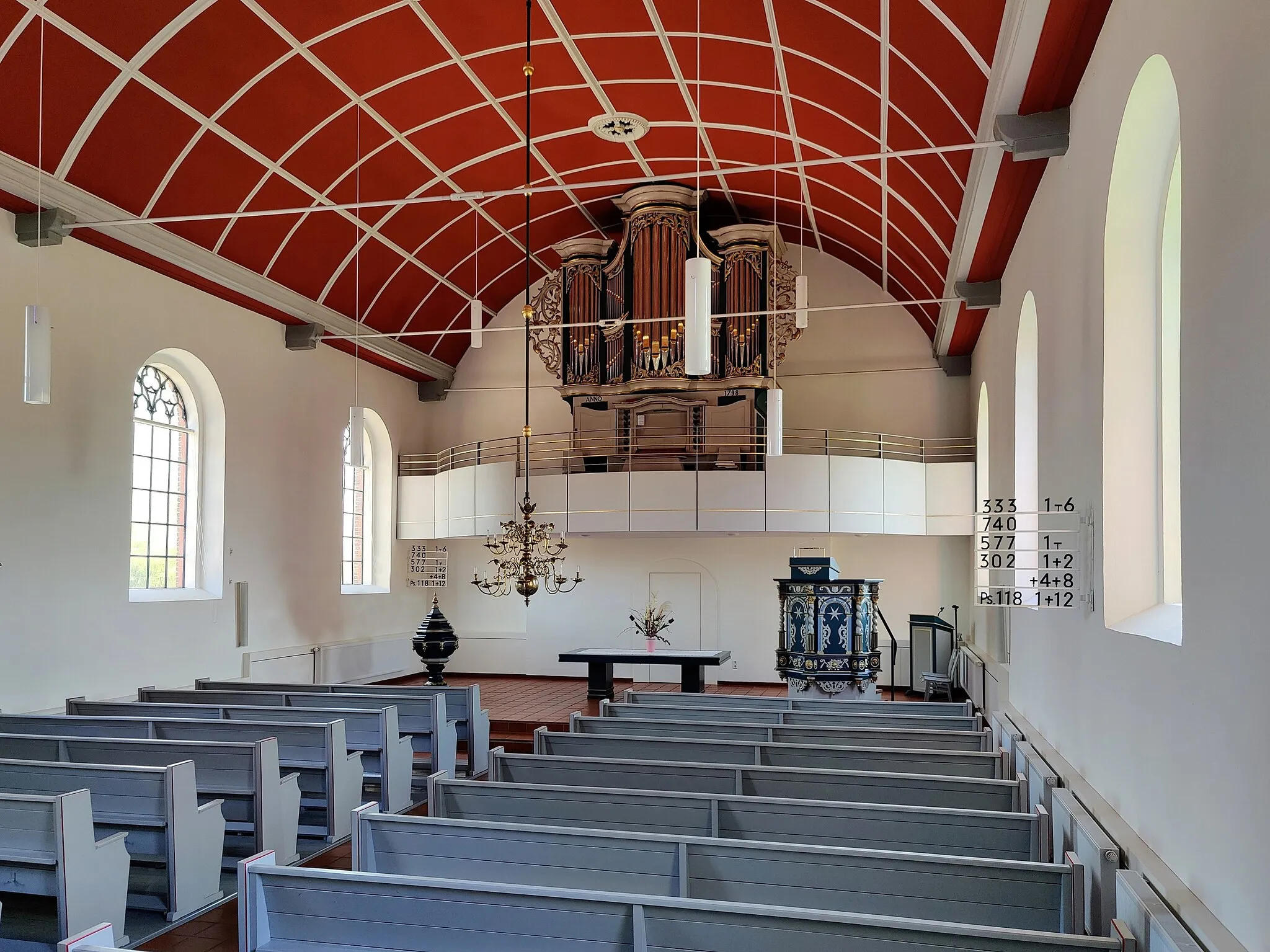 Photo showing: Evangelisch-reformierte Kirche Neermoor, Gemeinde Moormerland, Landkreis Leer, Niedersachsen, Deutschland