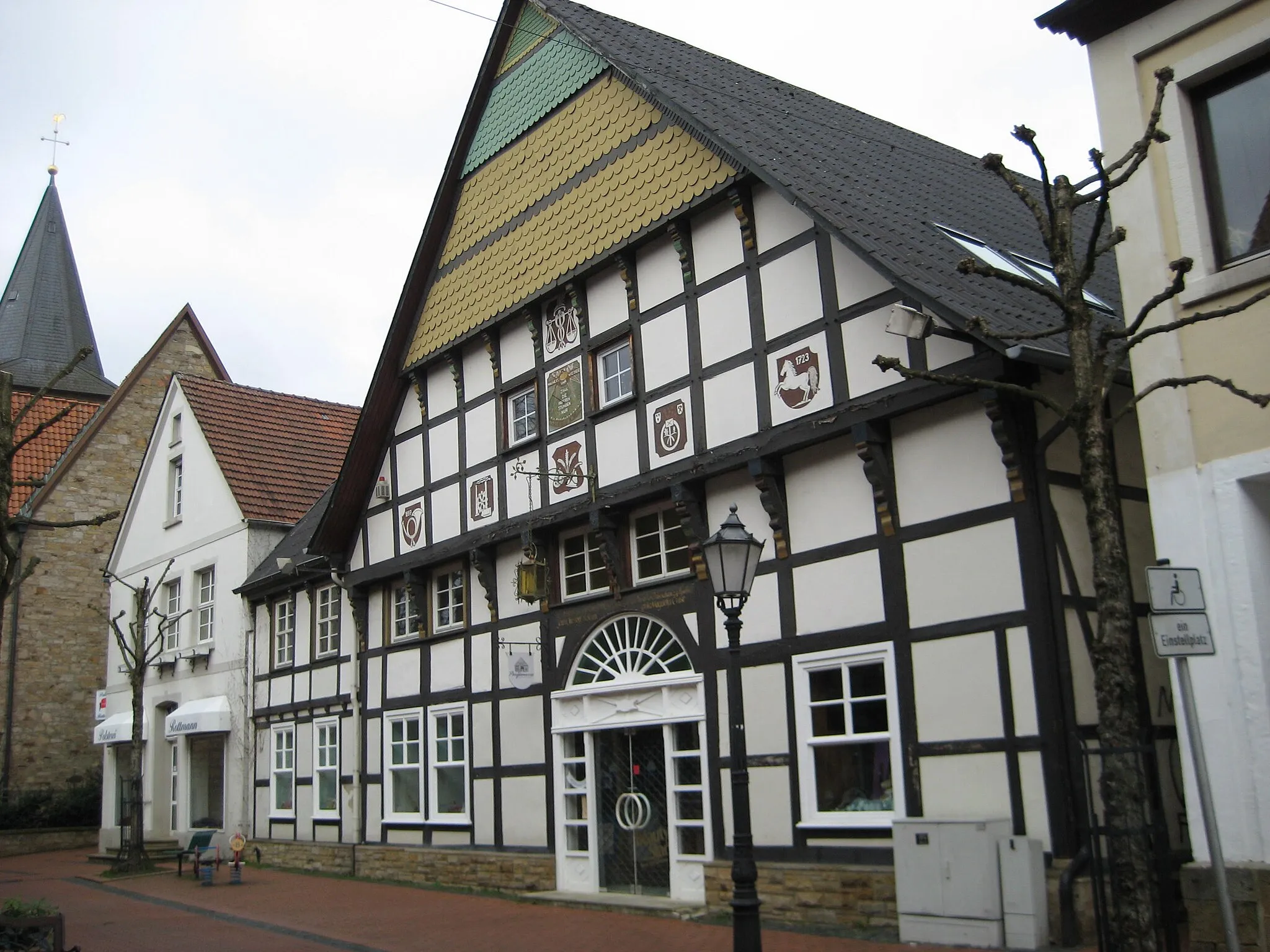 Photo showing: Fachwerkhaus in der Dorfstraße von Hagen am Teutoburger Wald