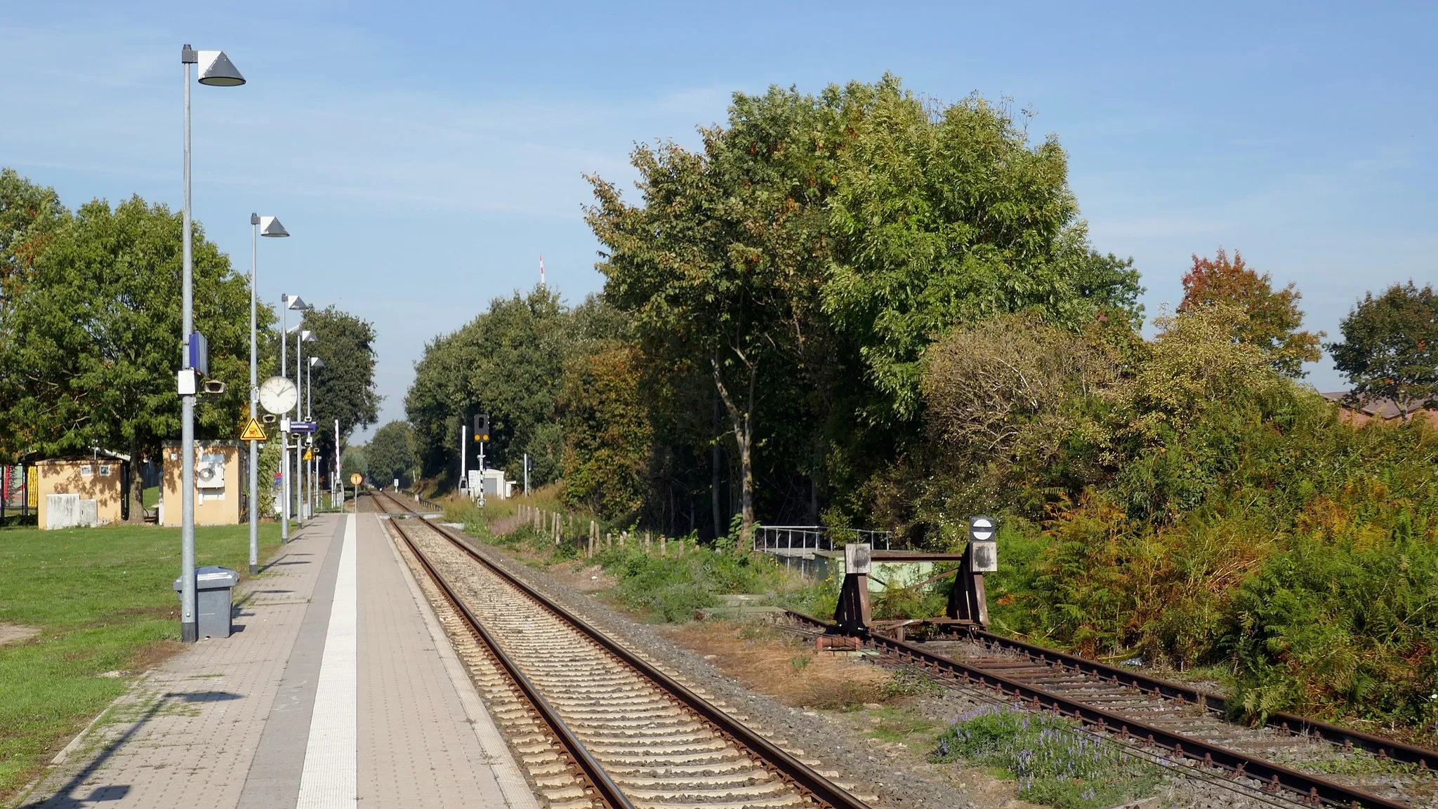 Photo showing: Train station Rechterfeld