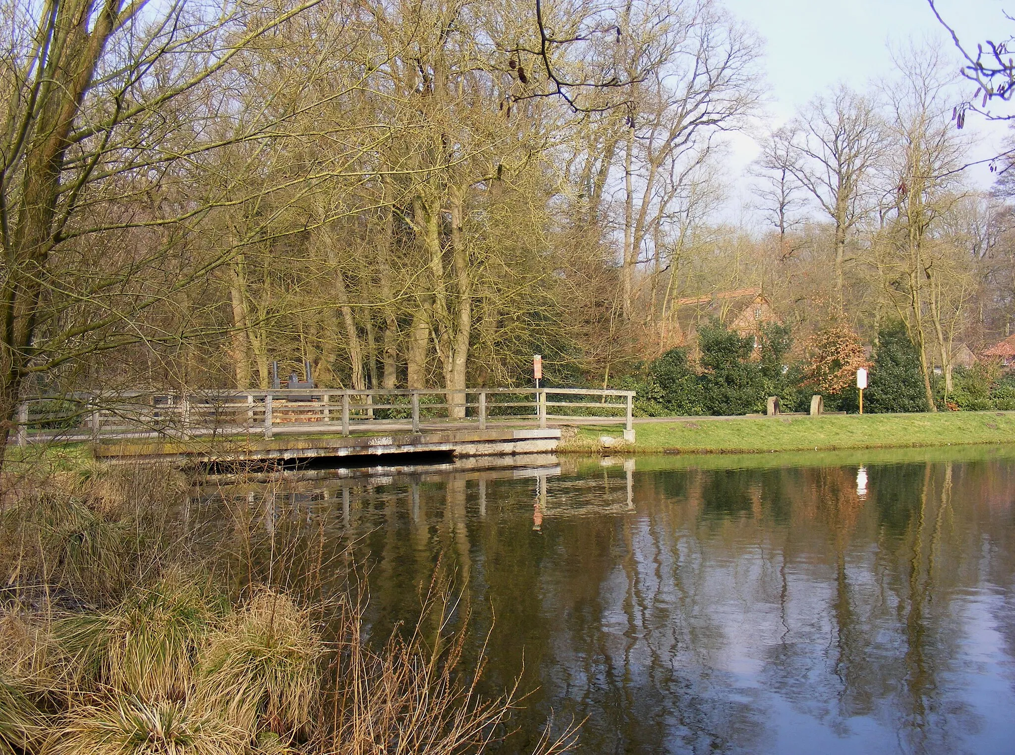 Photo showing: Mühlenteich der nicht mehr vorhandenen Bullmühle in Visbek