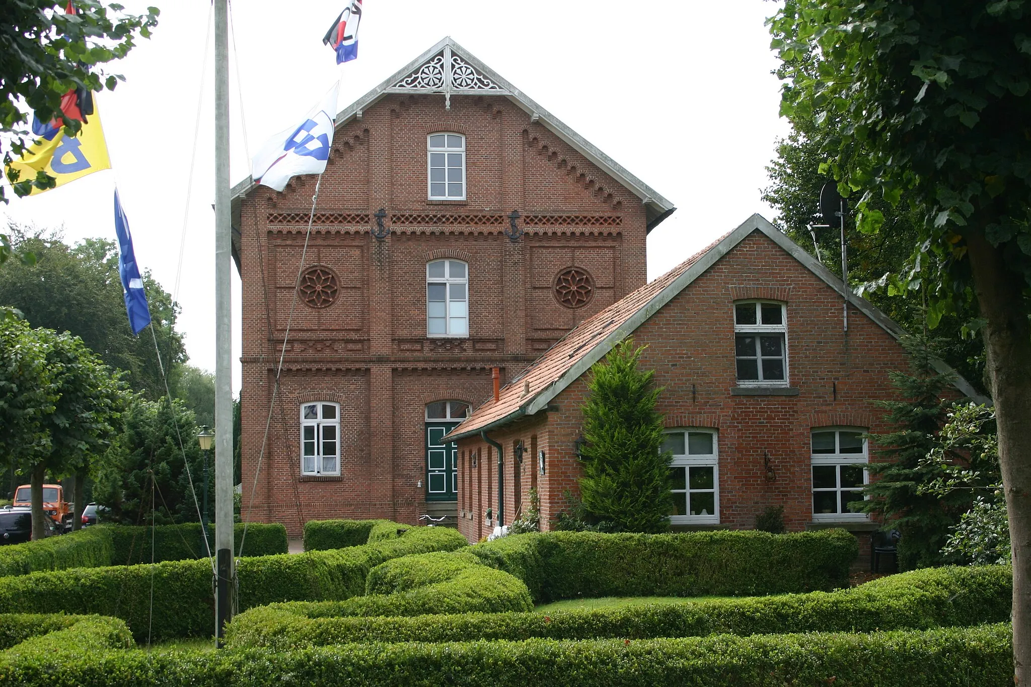 Photo showing: Former maritime school in Timmel, community of Großefehn, district of Aurich, East Frisia, Germany
