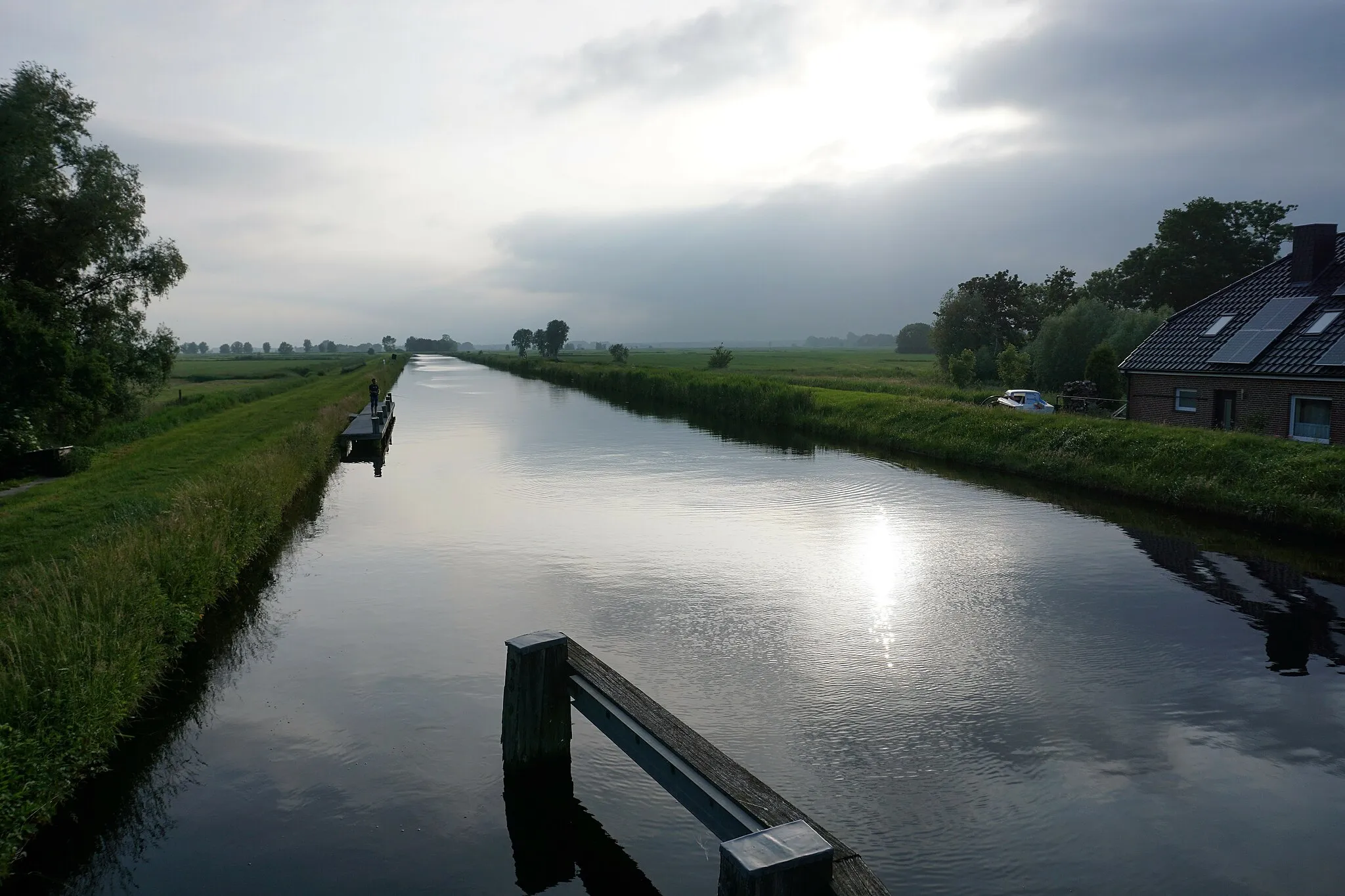 Photo showing: View from Dykhausen bridge