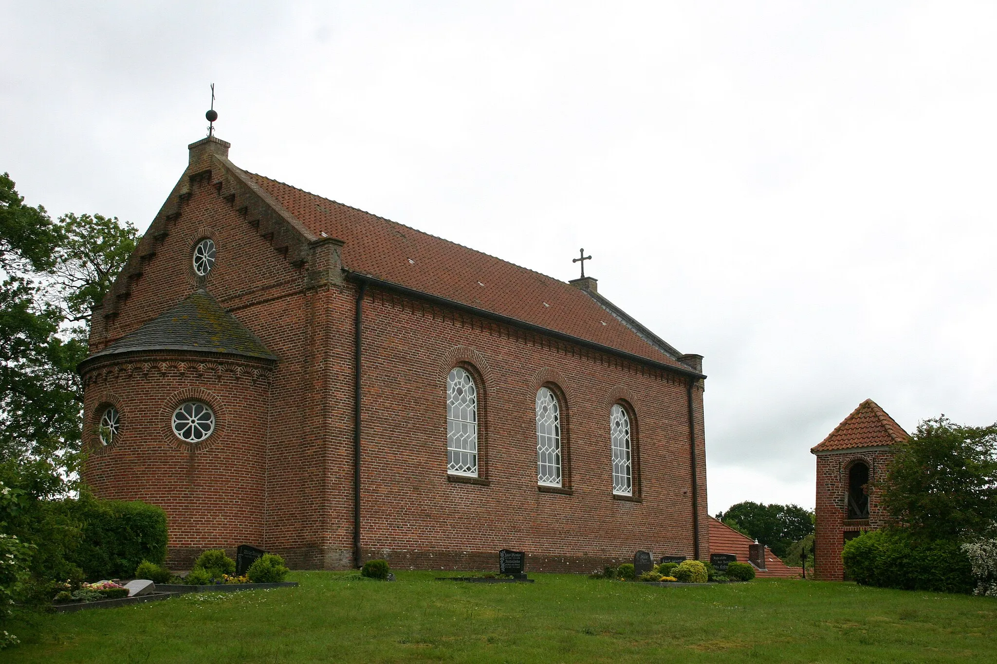 Photo showing: Historic church in Fulkum, district of Wittmund, East Frisia, Germany
