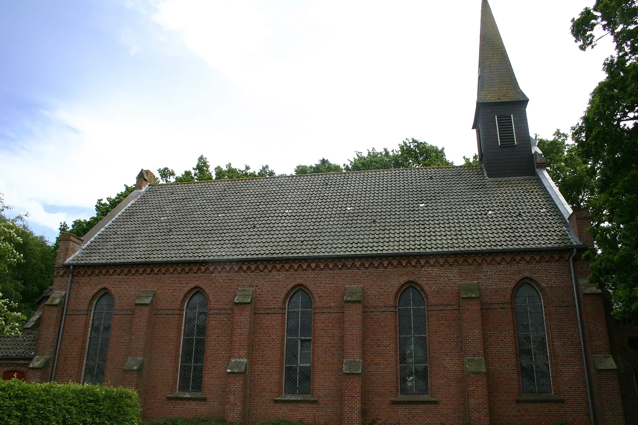 Photo showing: Historic church in Ostgroßefehn, district of Aurich, East Frisia, Germany