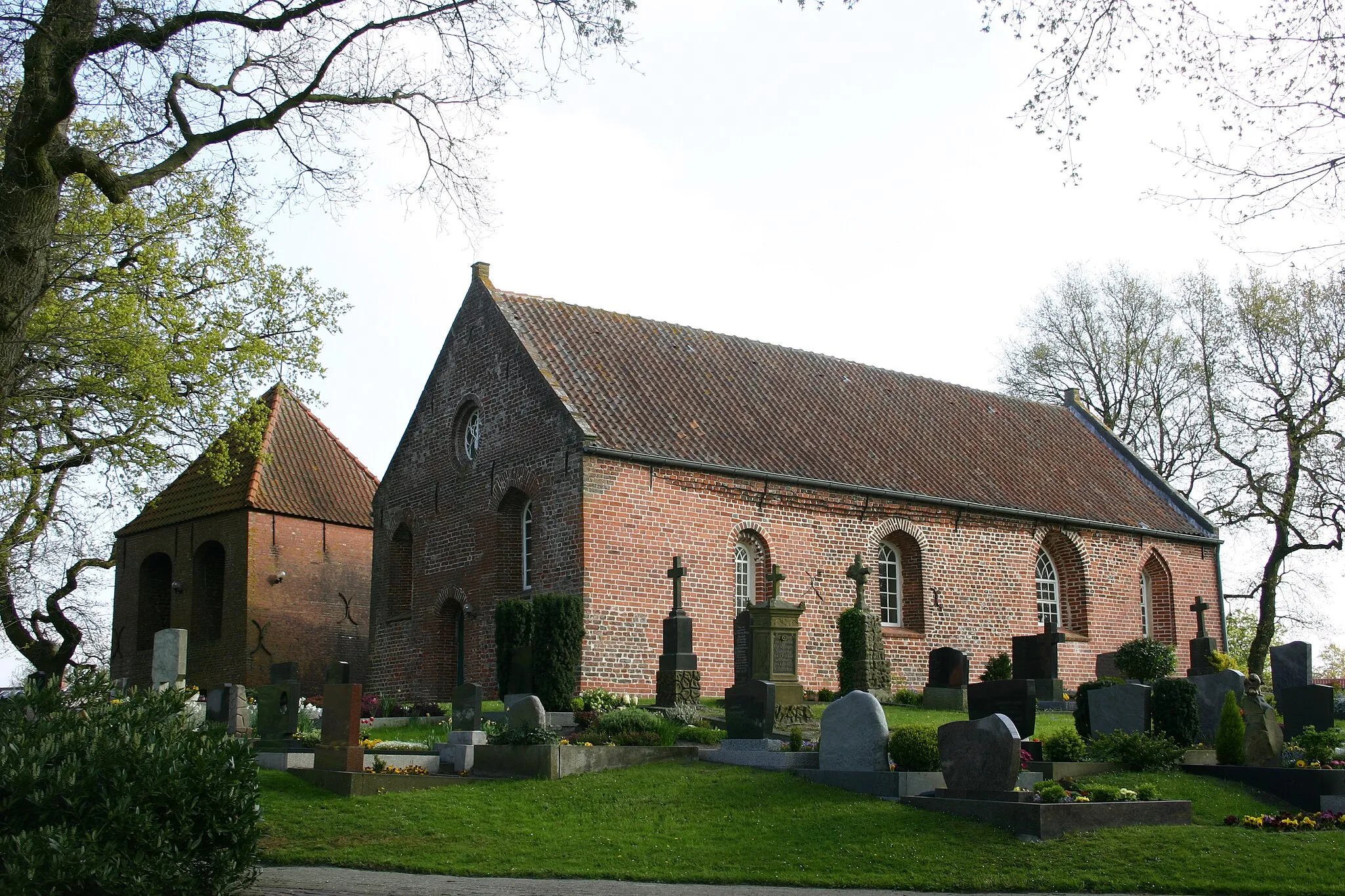 Photo showing: Historic church in ochtelbur, district of Aurich, East Frisia, Germany