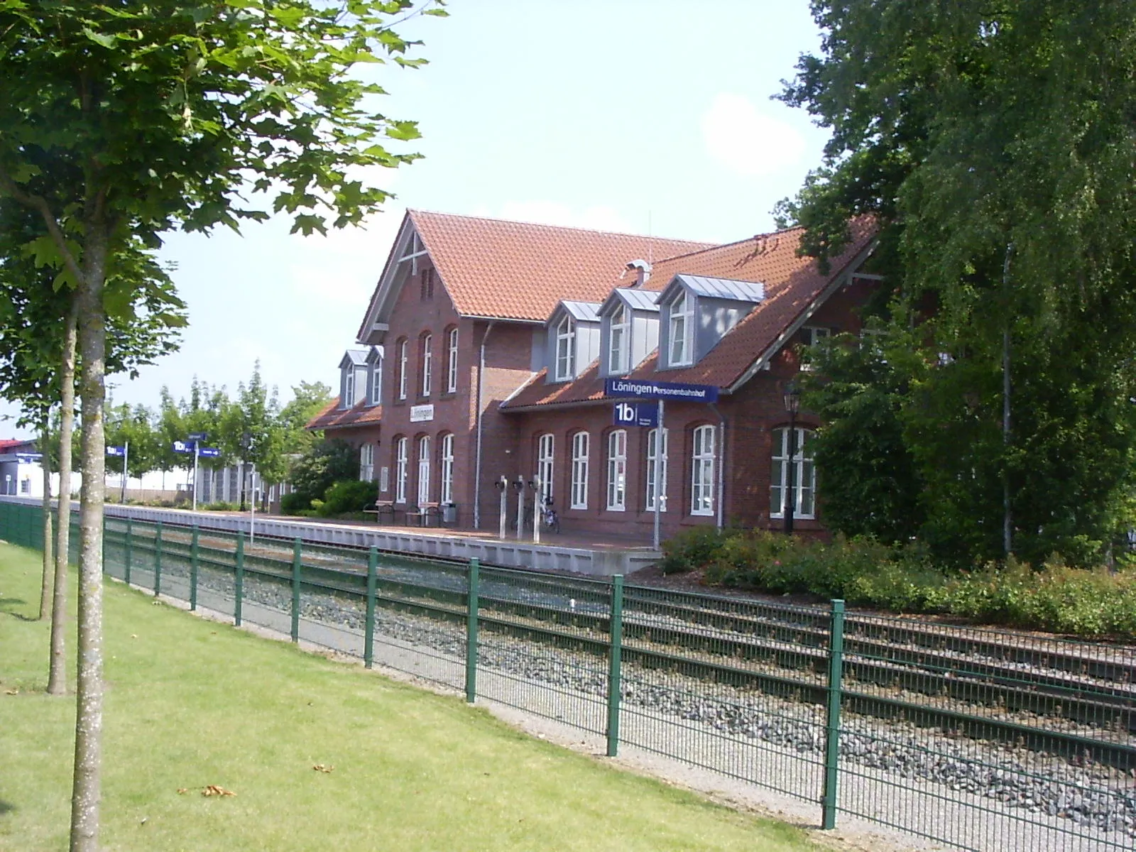 Photo showing: Löningen, station