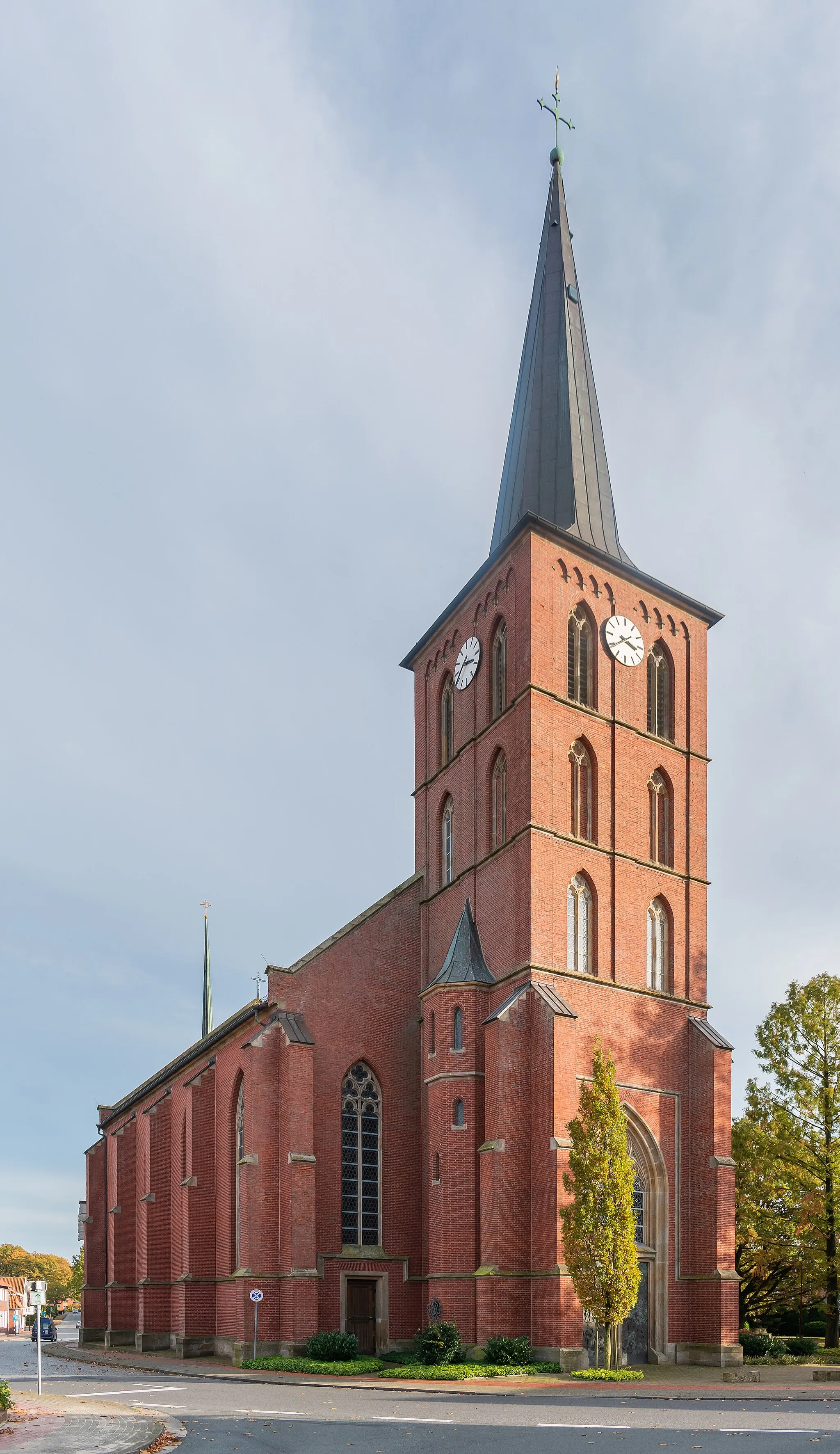 Photo showing: Saint Peter church in Lastrup, Lower Saxony, Germany