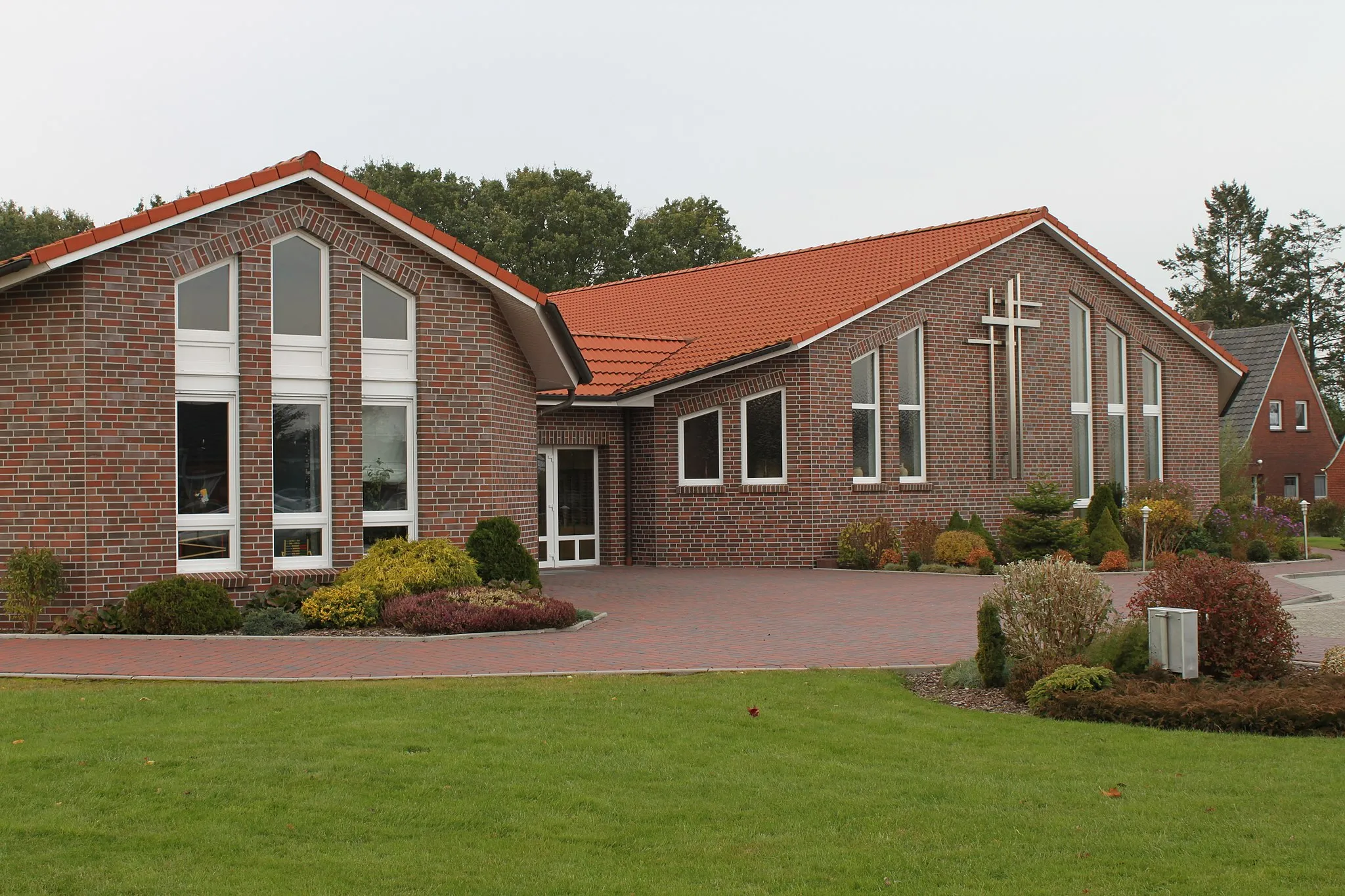 Photo showing: Baptistenkirche Veenhusen