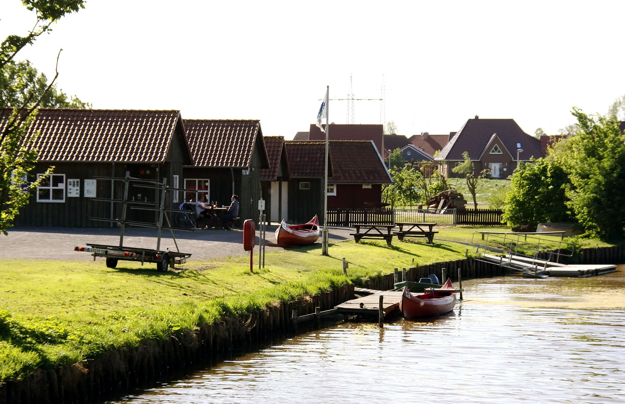 Photo showing: Paddel- und Pedal-Station Rorichum