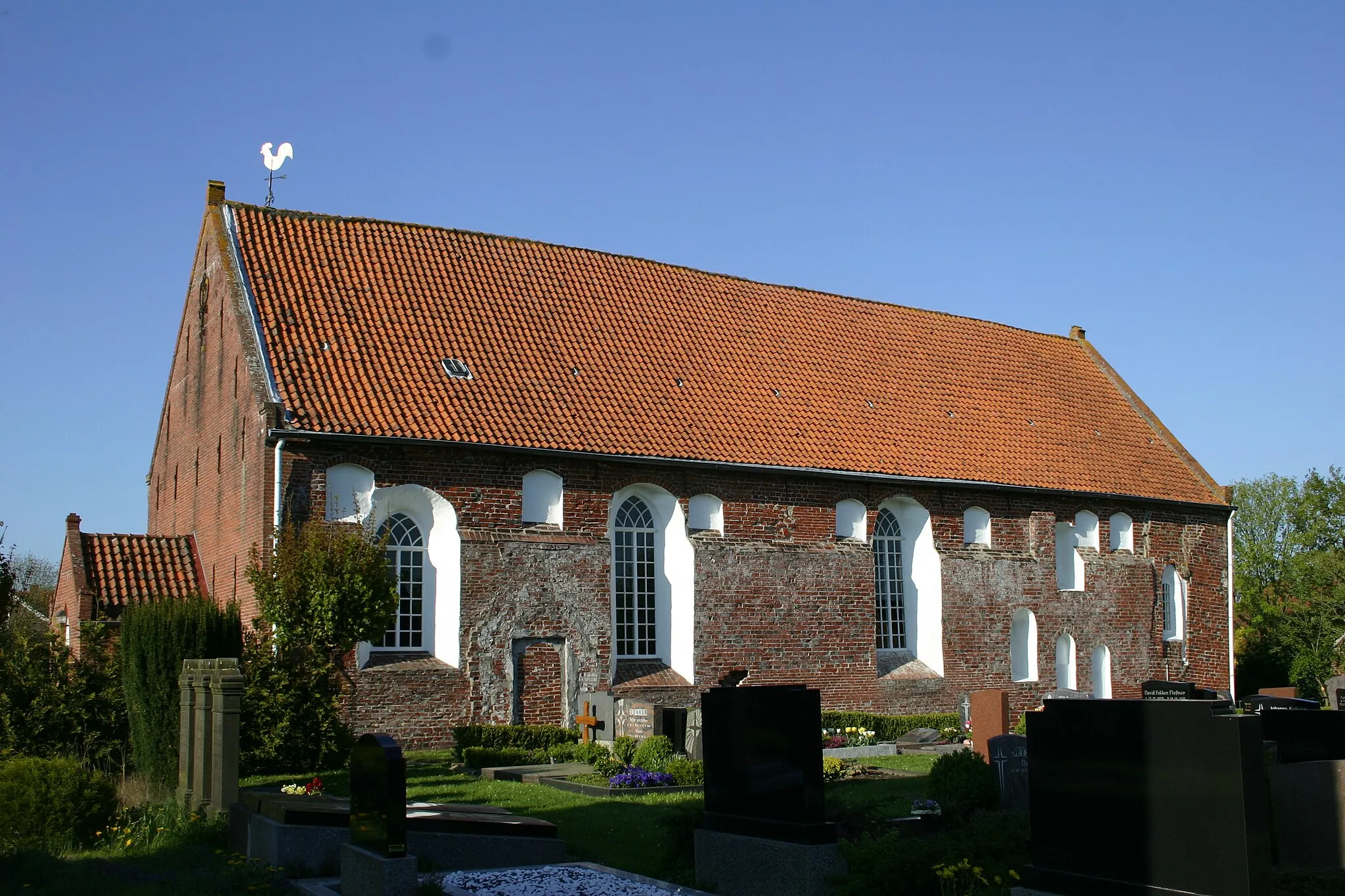 Photo showing: Historic Nicholas' Church in Rorichum, district of Leer, East Frisia, Germany