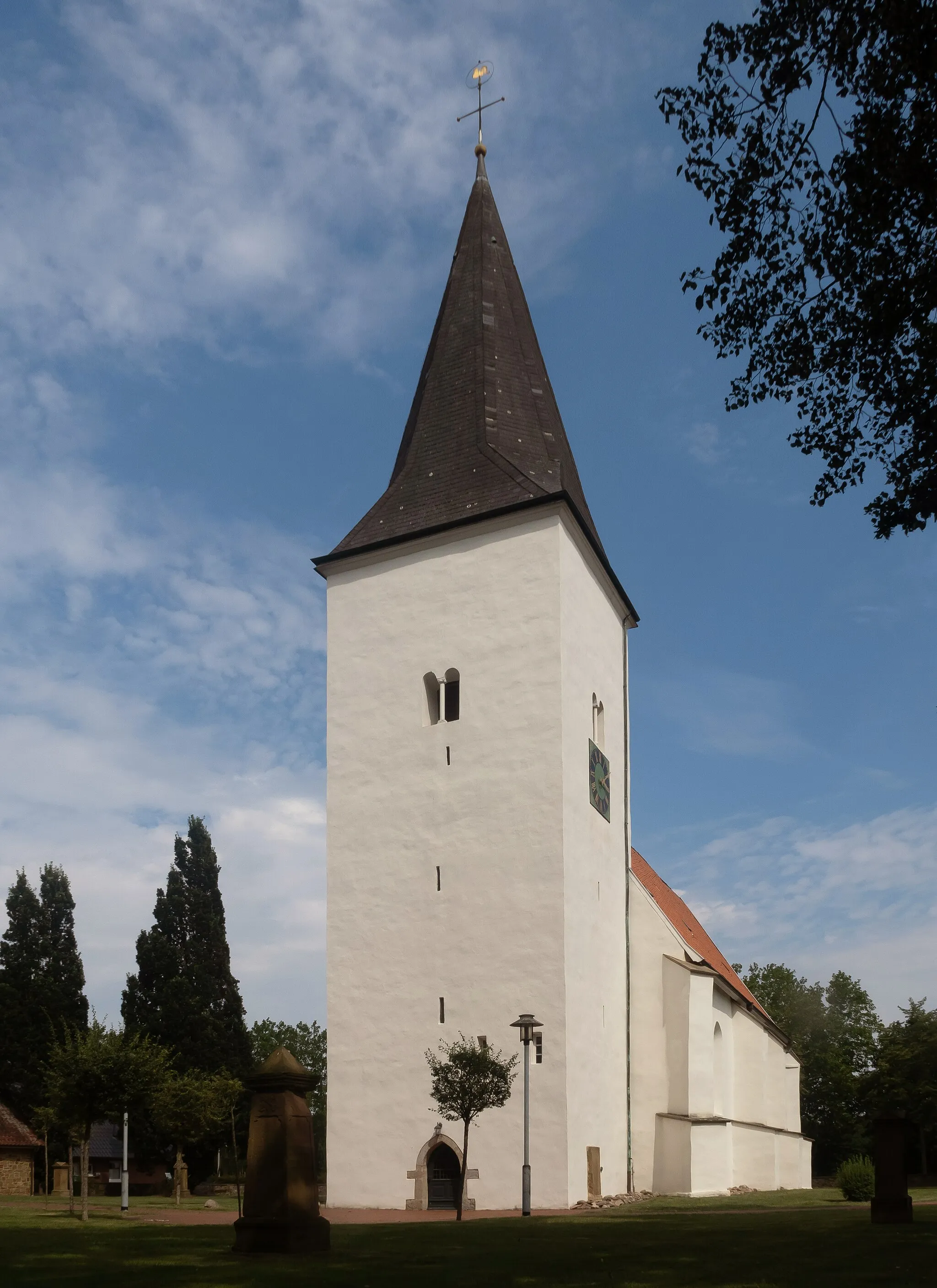 Photo showing: Ueffeln, church: the evangelische Kirche Sankt Marien