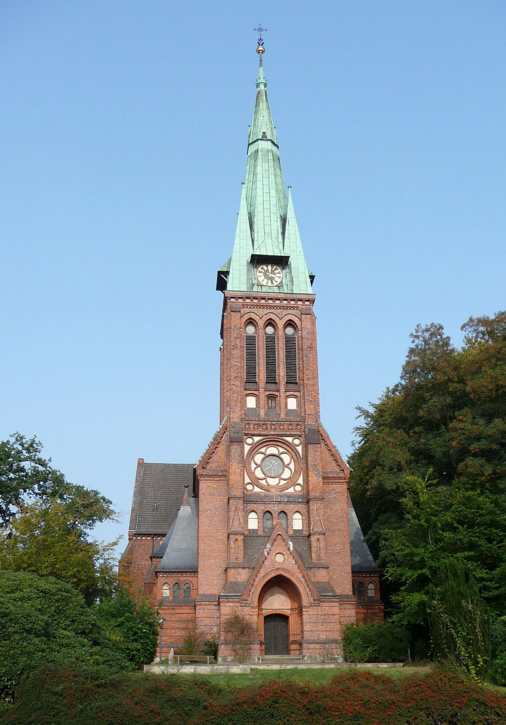 Photo showing: evang.-ref. church in Bremen-Blumenthal