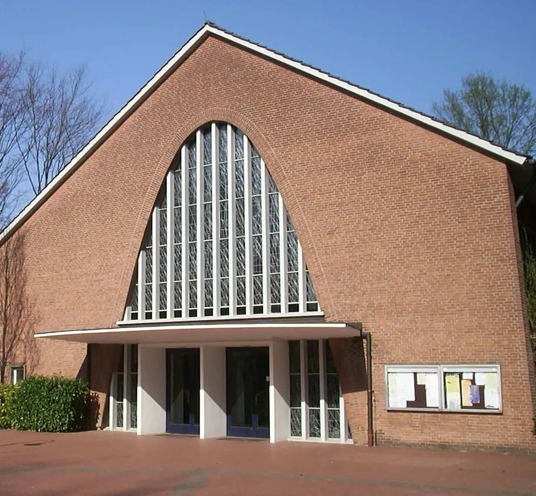 Photo showing: Die Ida-Kirche in Muenster-Gremmendorf wurde 1959 errichtet