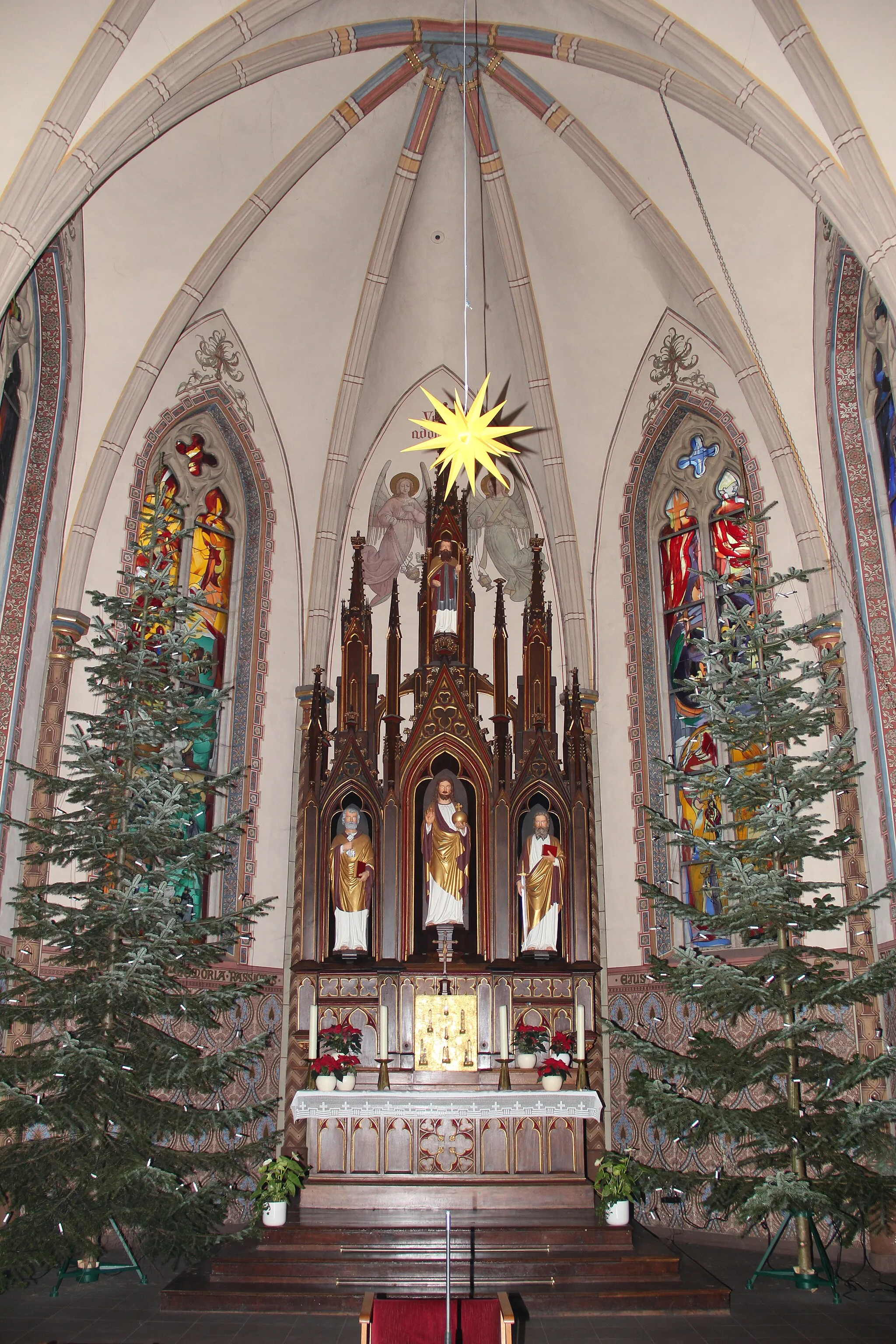 Photo showing: Chorraum der Sankt-Jodokus-Kirche in Börger