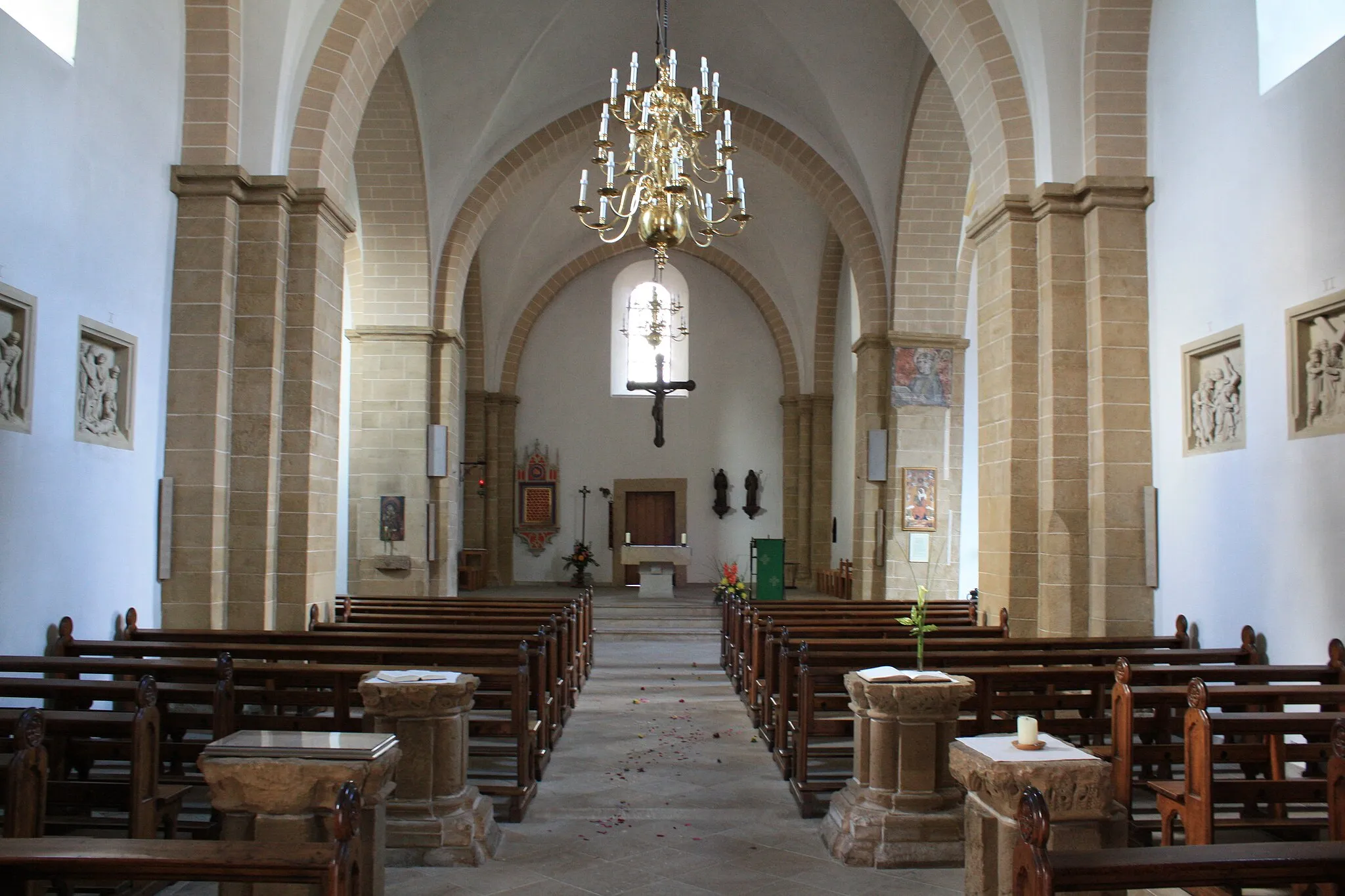 Photo showing: Kloster Oesede, Innenansicht der Kirche