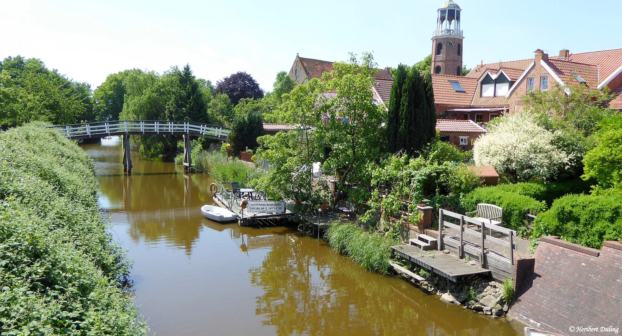 Photo showing: Dietzum-Bunder-Sieltief in Ditzum