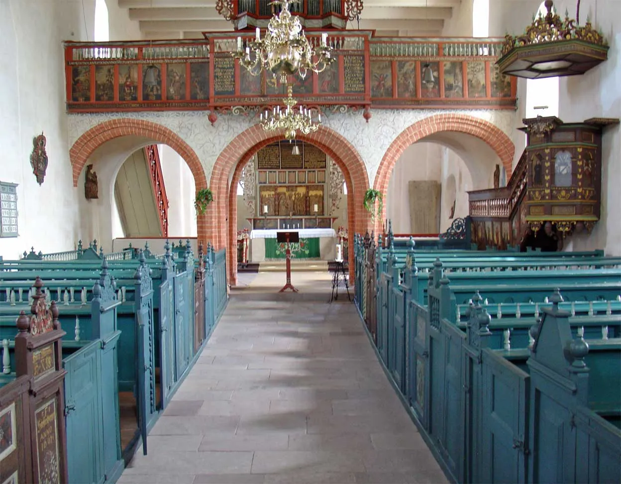 Photo showing: Interieur Mariakerk van Buttforde