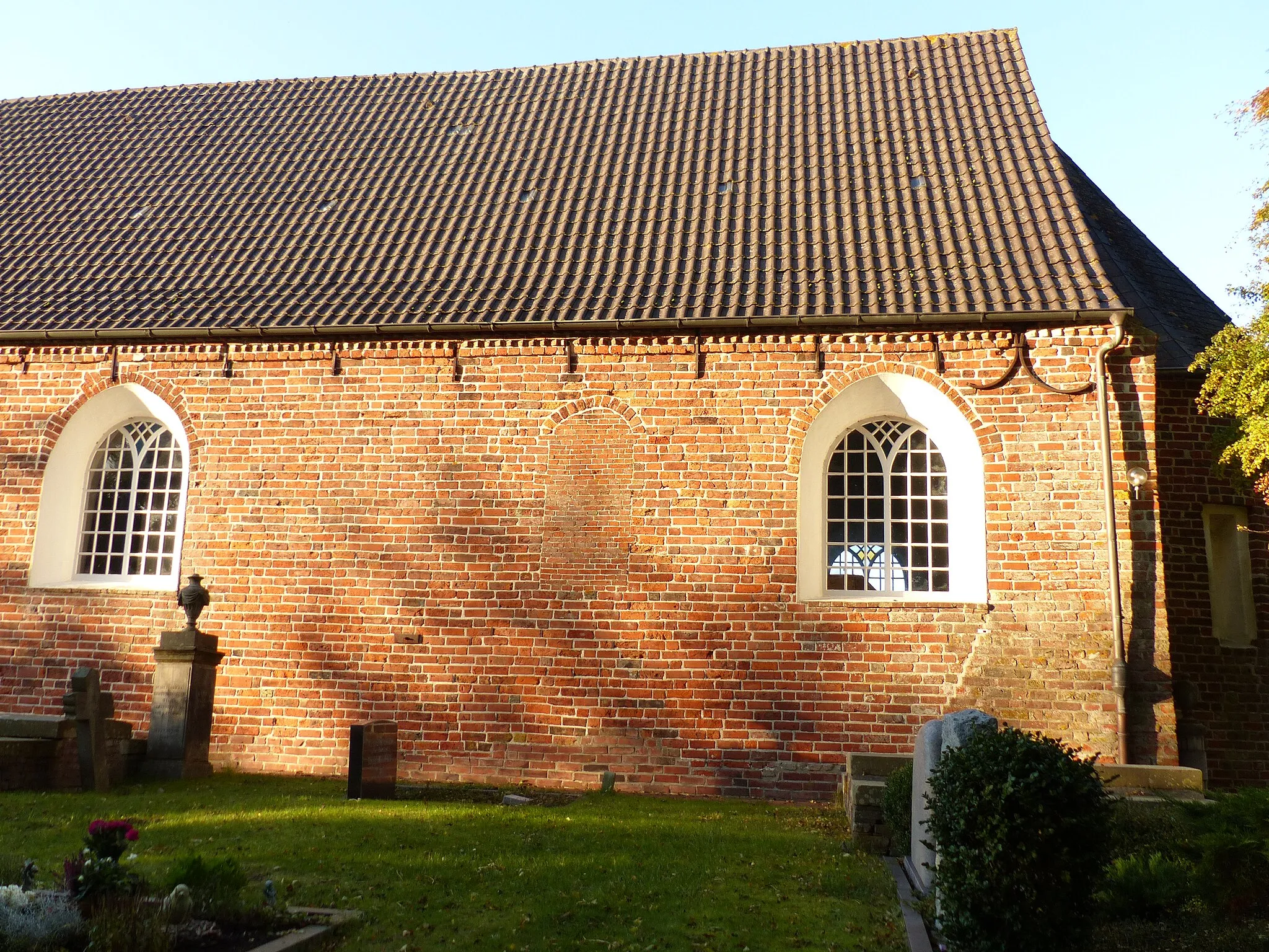 Photo showing: Ev. luth. Kirche in Wüppels, Wangerland