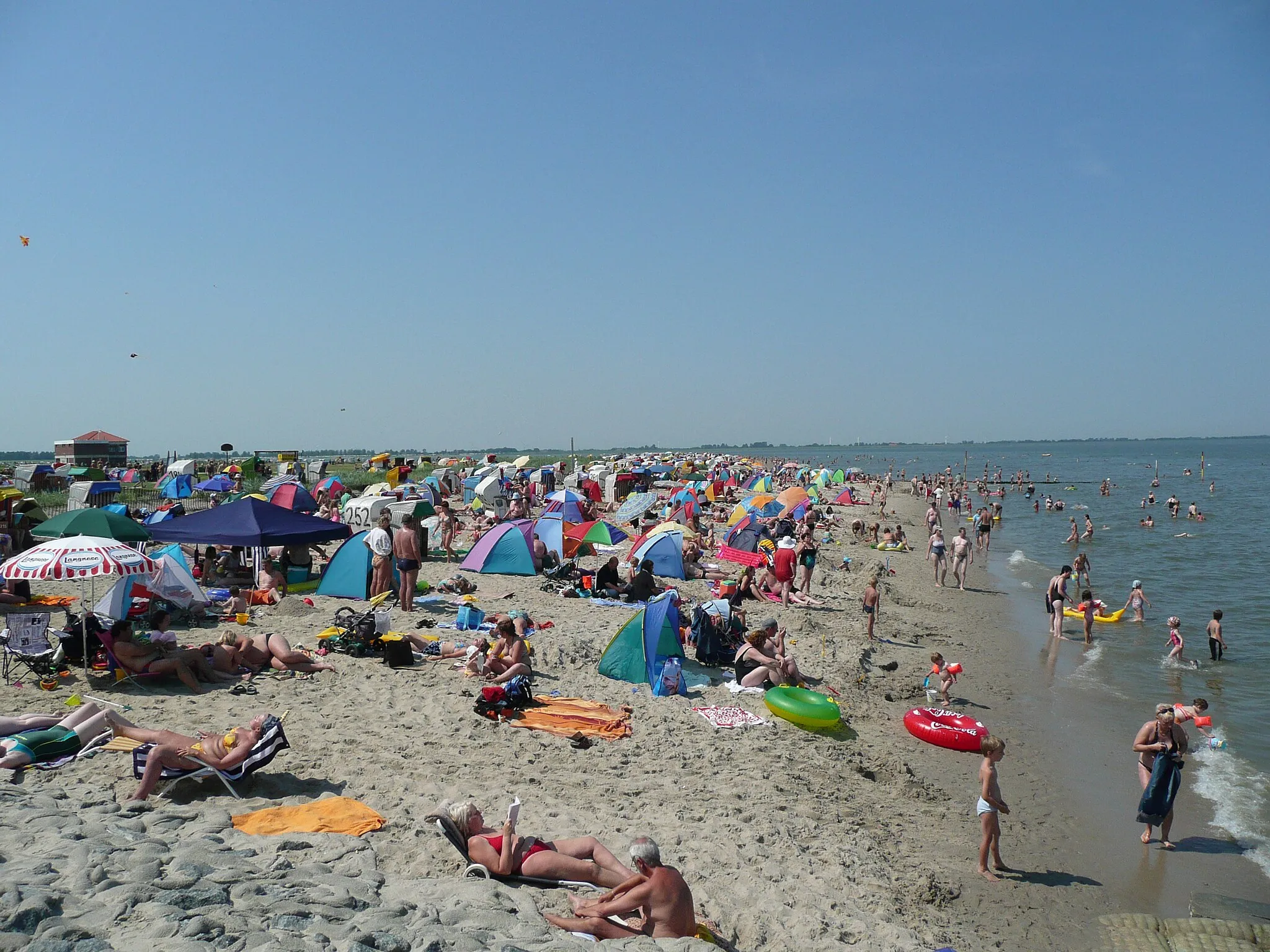 Photo showing: Am Strand von Hooksiel