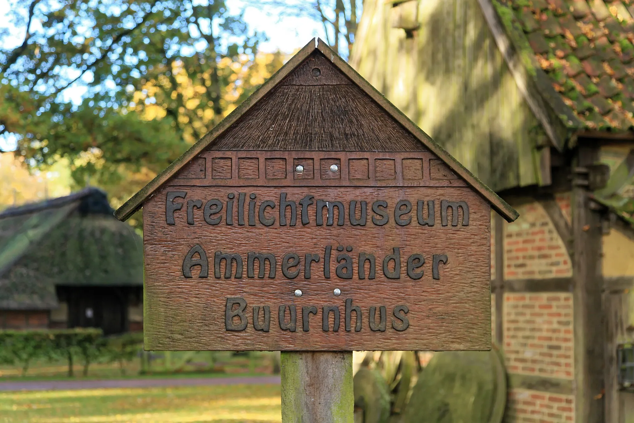 Photo showing: Freilichtmuseum Ammerländer Bauernhaus, Kurpark Bad Zwischenahn, Unter den Eichen in Bad Zwischenahn