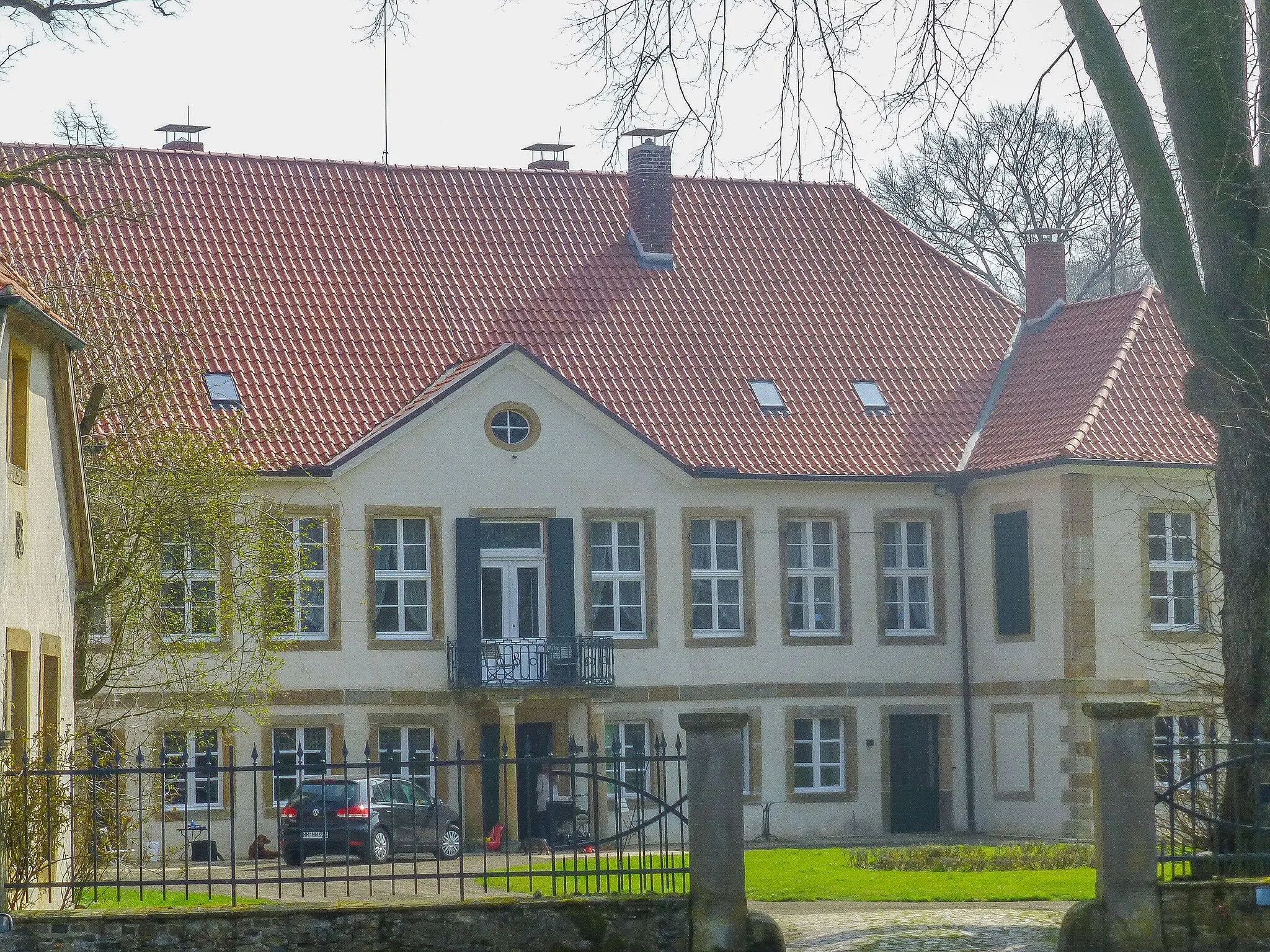 Photo showing: Haus Sögeln von Westen