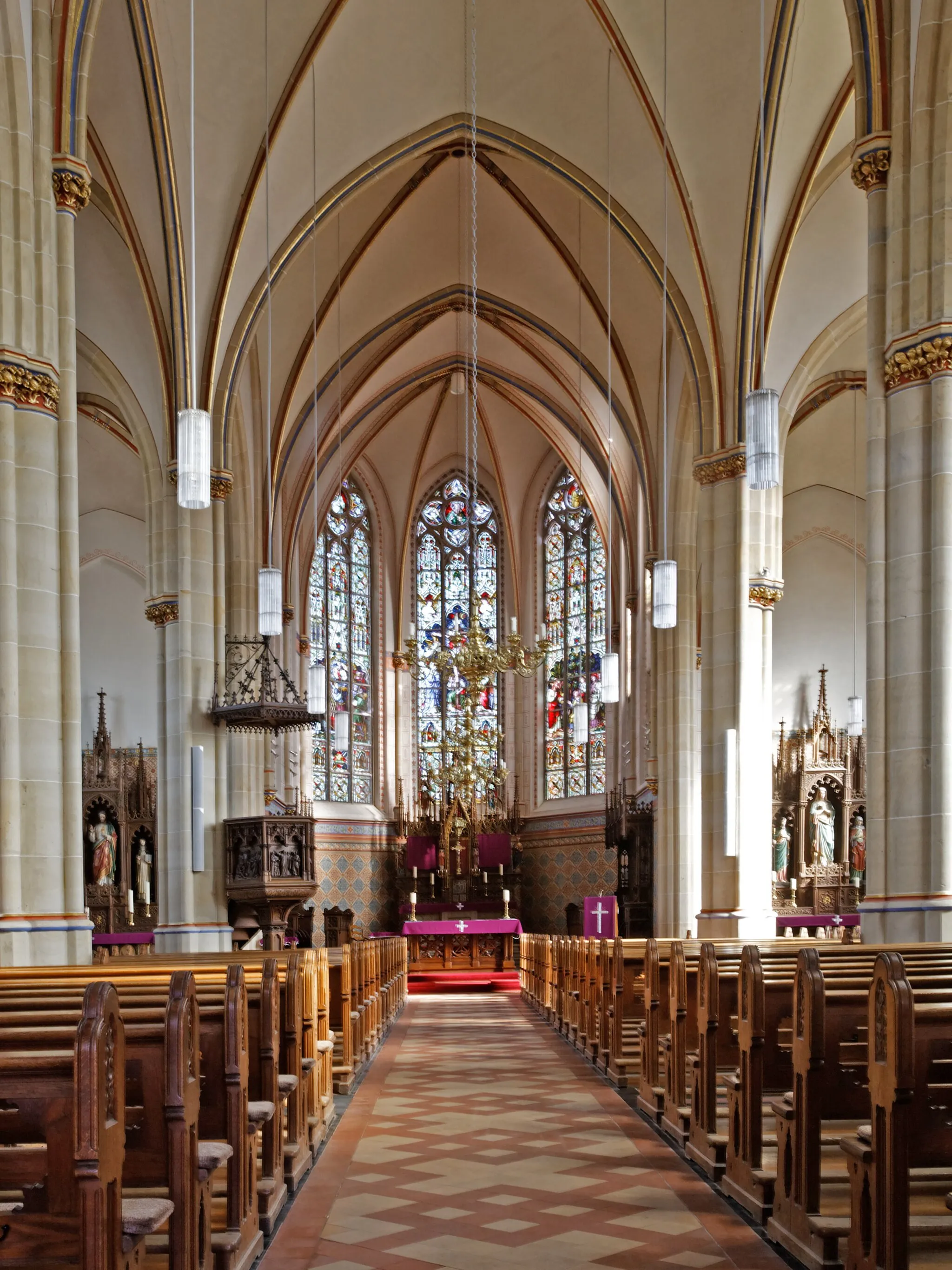 Photo showing: Inside Cappel church