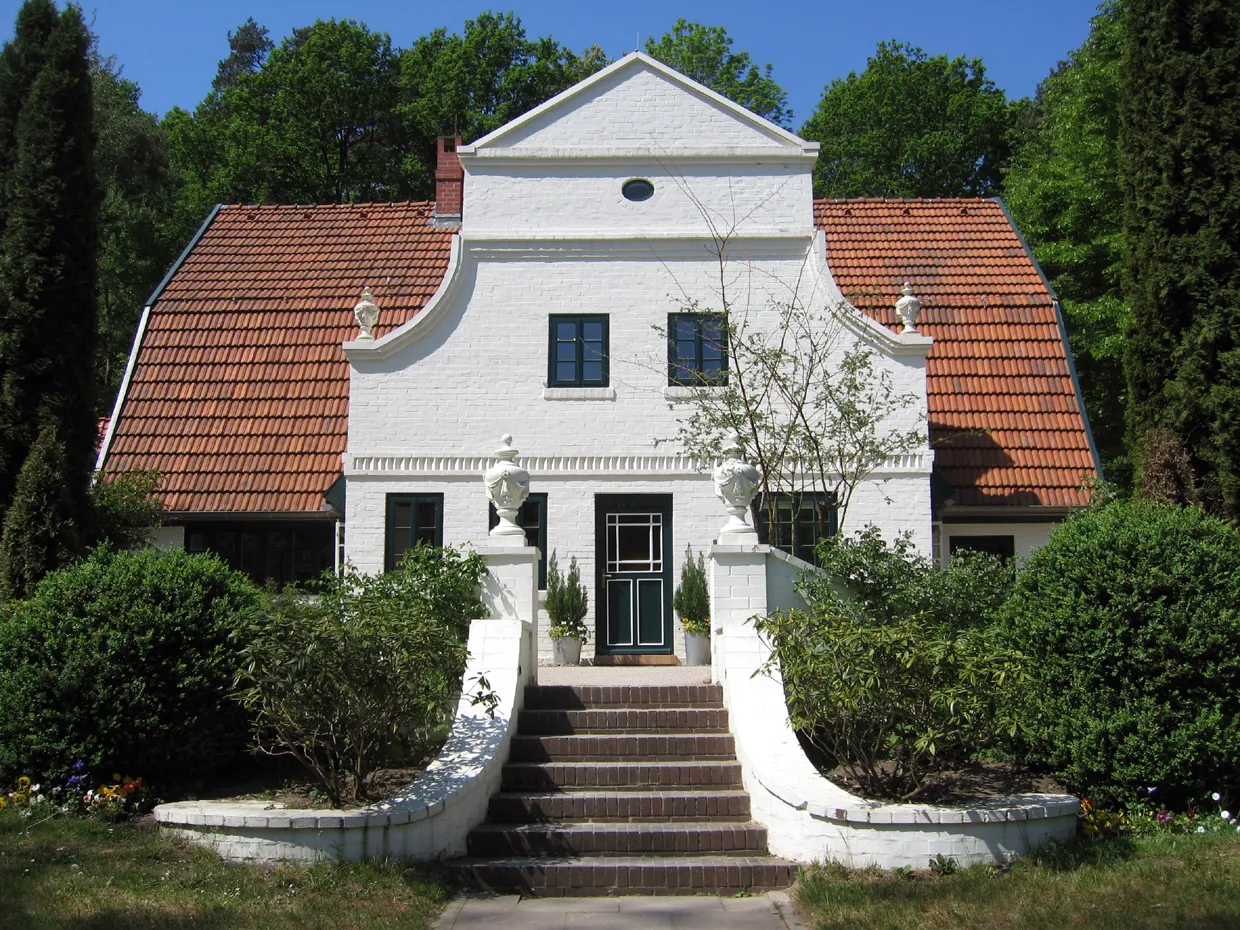 Photo showing: The Barkenhoff (birches farmyard) in Worpswede, Germany