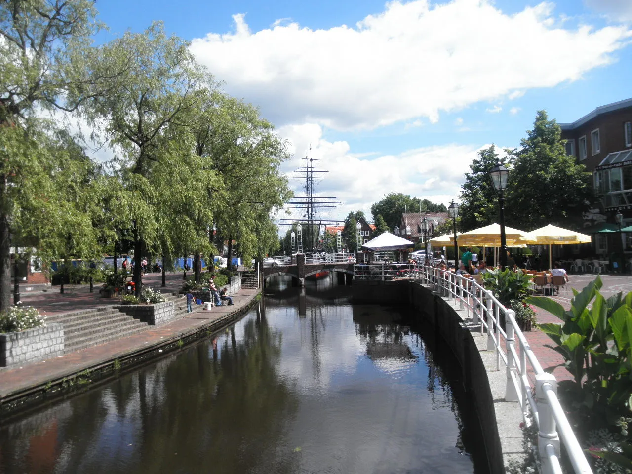 Photo showing: der Hauptkanal in Papenburg, Emsland