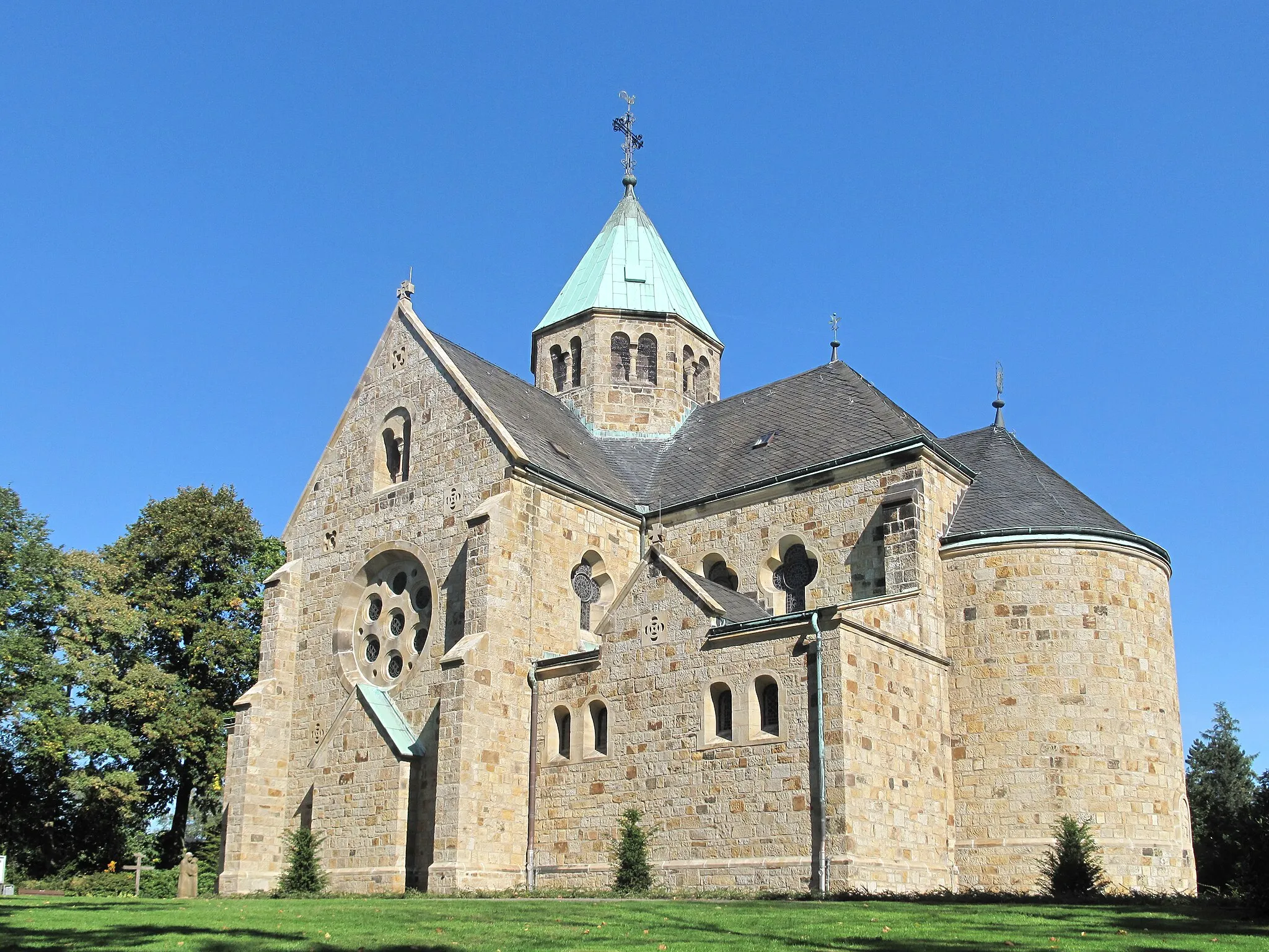 Photo showing: Hauenhorst, church:  katholische Pfarrkirche Sankt Mariä Heimsuchung