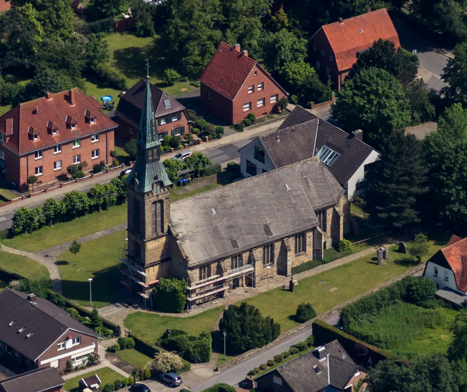 Photo showing: Church “St. Johannes der Täufer”, Bad Bentheim, Lower Saxony, Germany