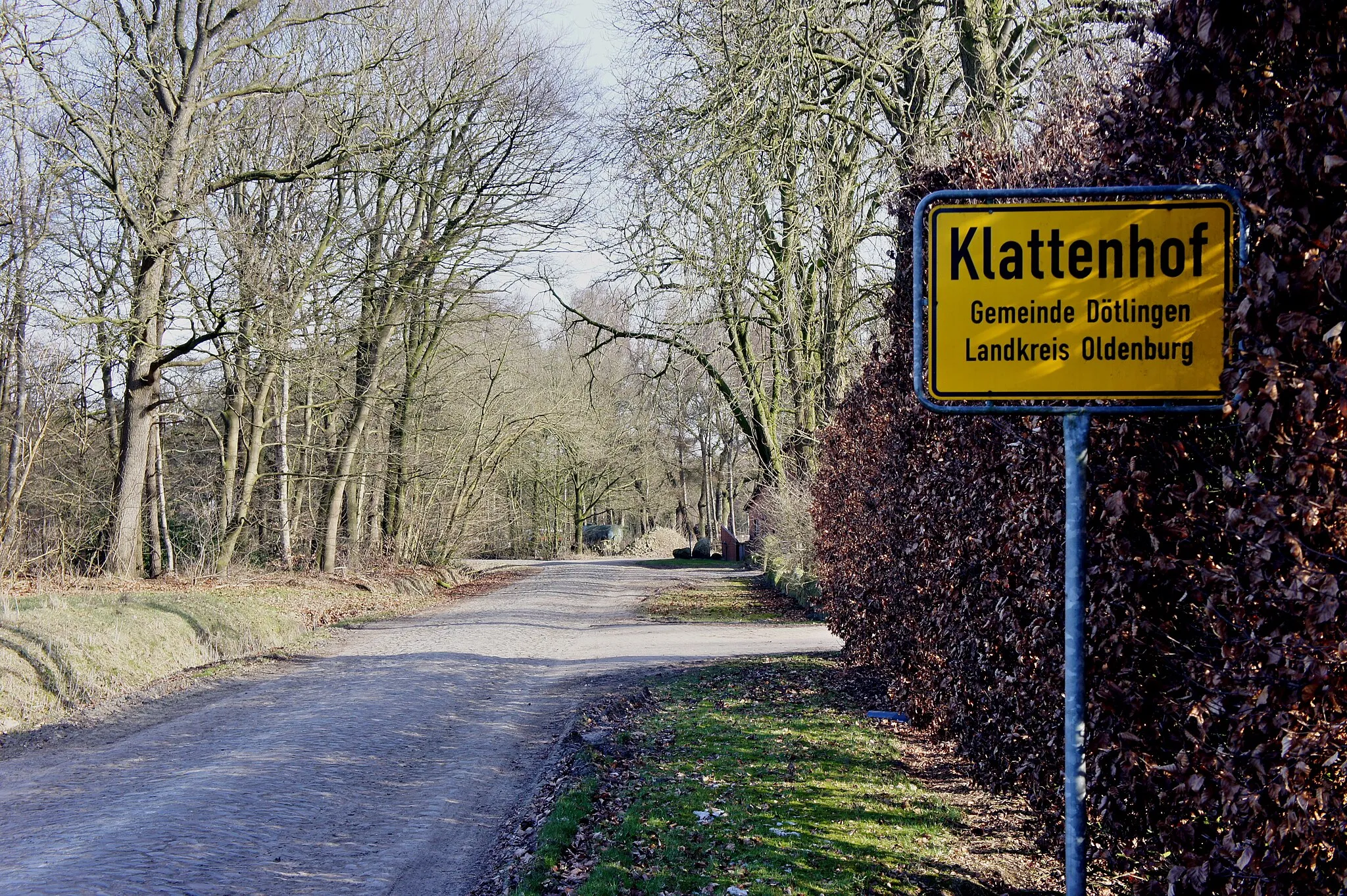 Photo showing: Der alte Bassumer Weg führt durch den Ort.