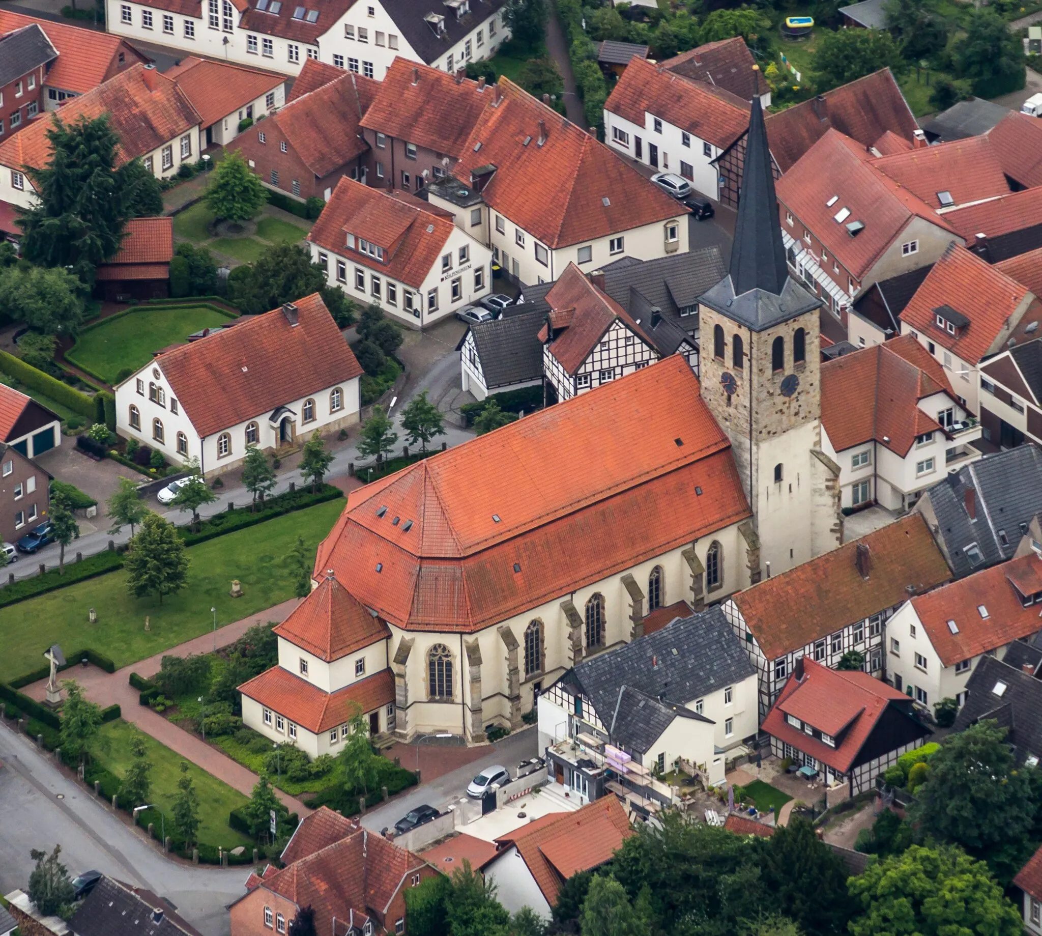 Photo showing: Church, Glandorf, Lower Saxony, Germany