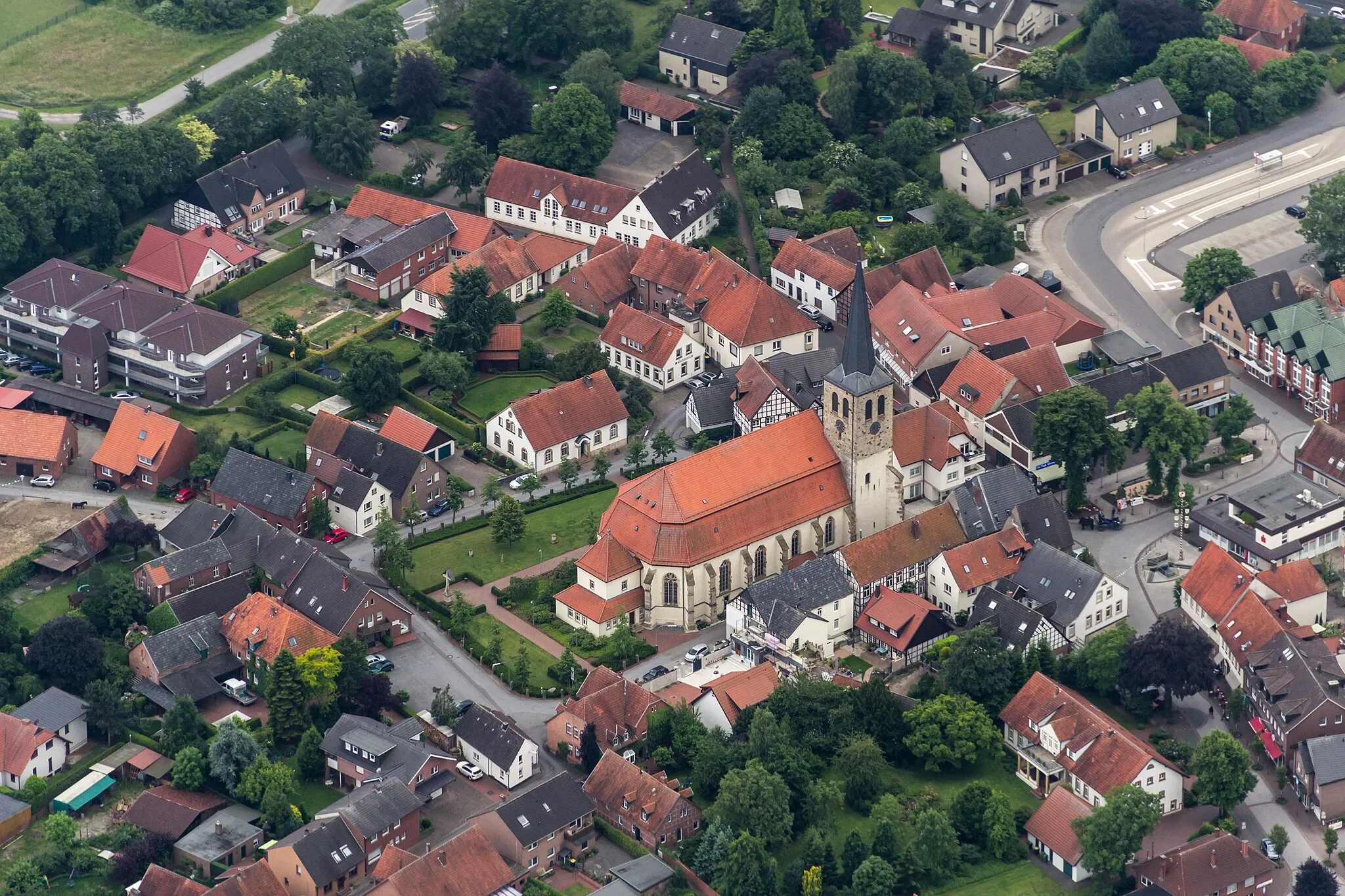 Photo showing: Church, Glandorf, Lower Saxony, Germany