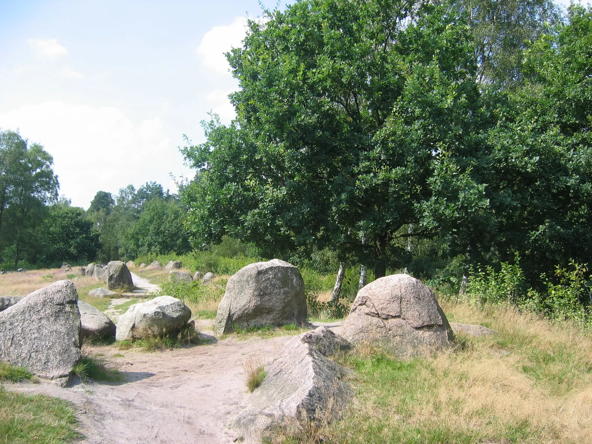 Photo showing: Dötlingen-Teil der zerstörten Großsteingräber