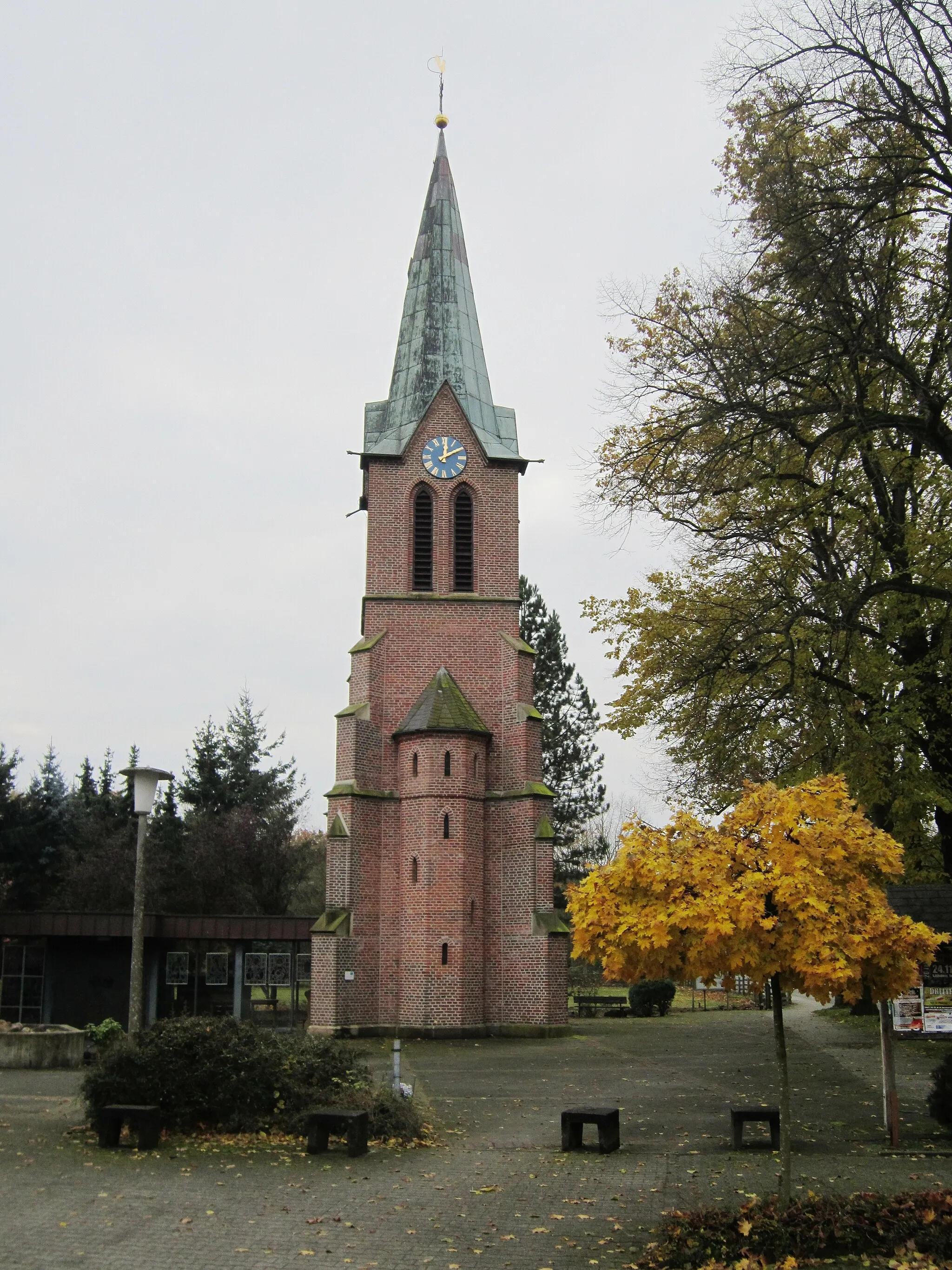 Photo showing: Kerktoren in Apeldorn (gemeente Meppen, deelstaat Nedersaksen,)