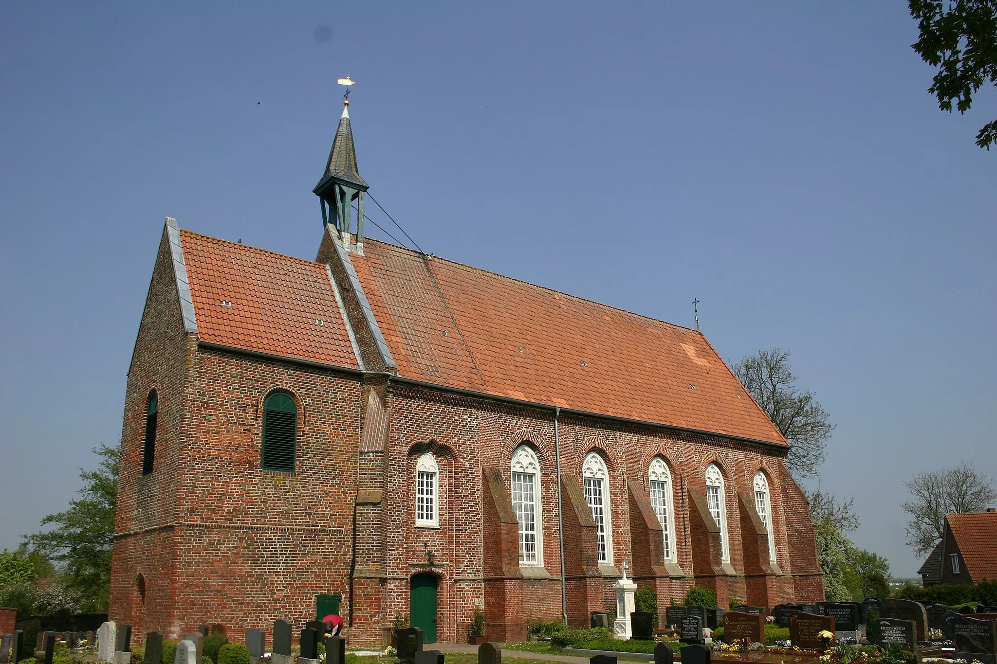 Photo showing: Historic church in Twixlum, Emden, East Frisia, Germany