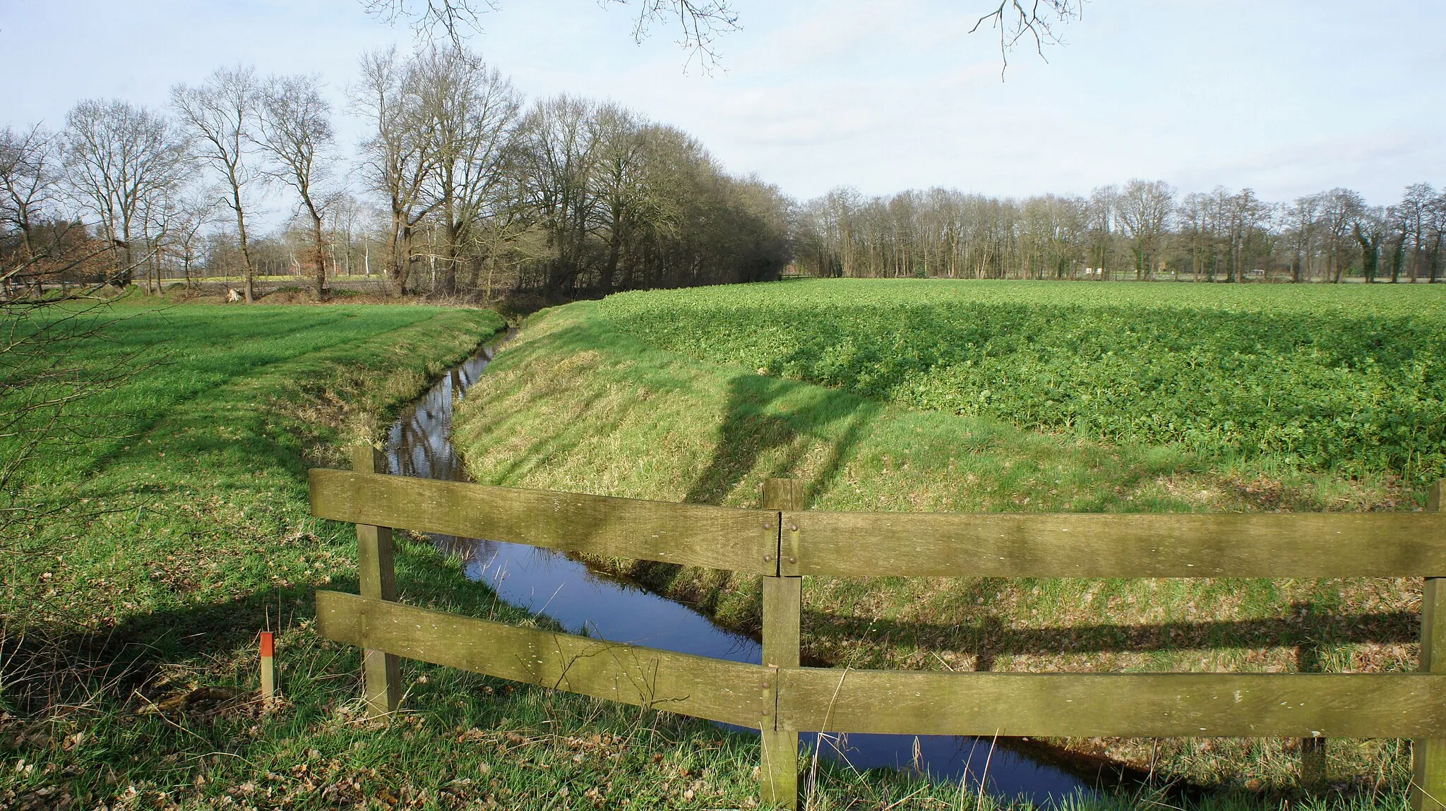 Photo showing: Die Linteler Bäke am Lemmeldamm bei Lintel, Gemeinde Hude