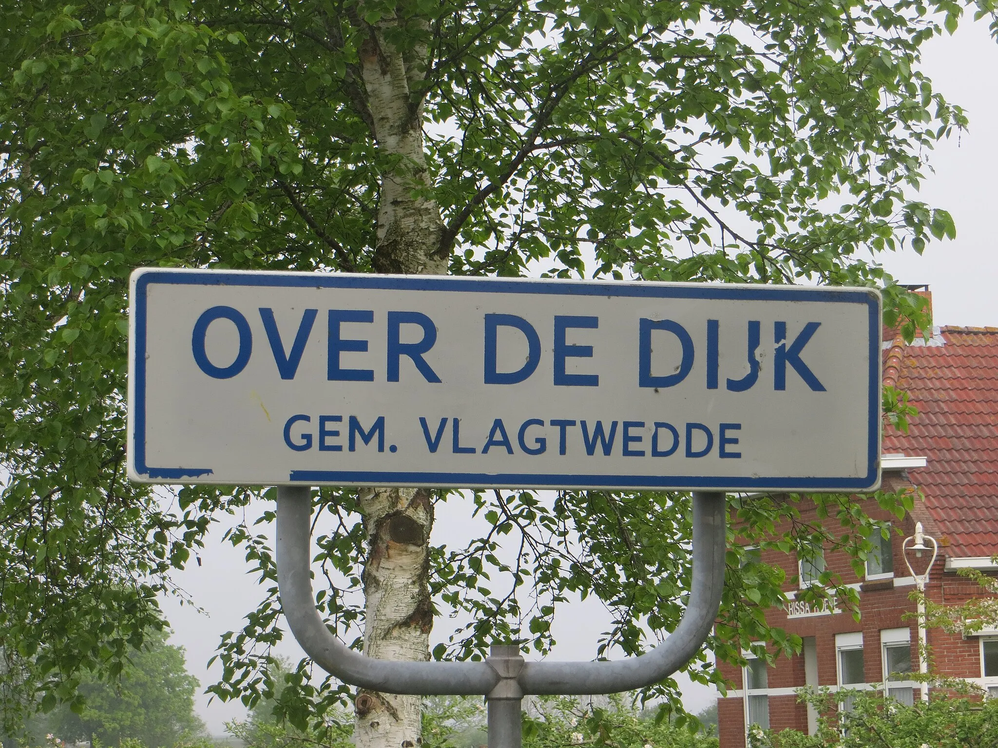 Photo showing: plaatsnaambord Over de Dijk