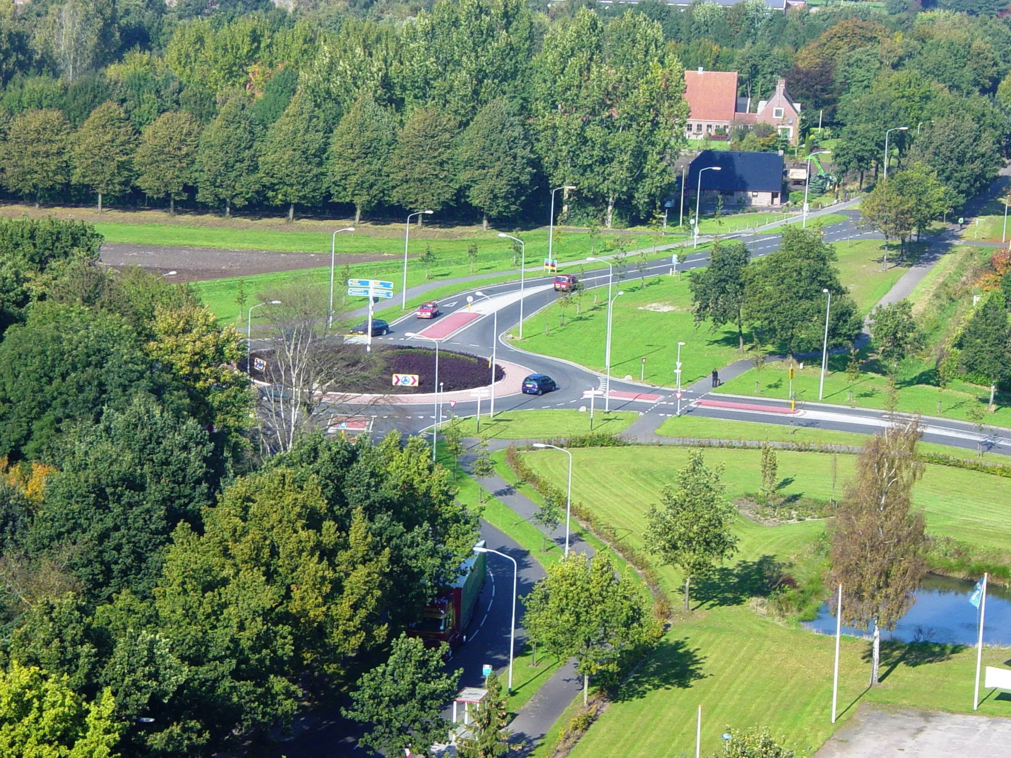 Photo showing: Rotonde van Oude Pekela
