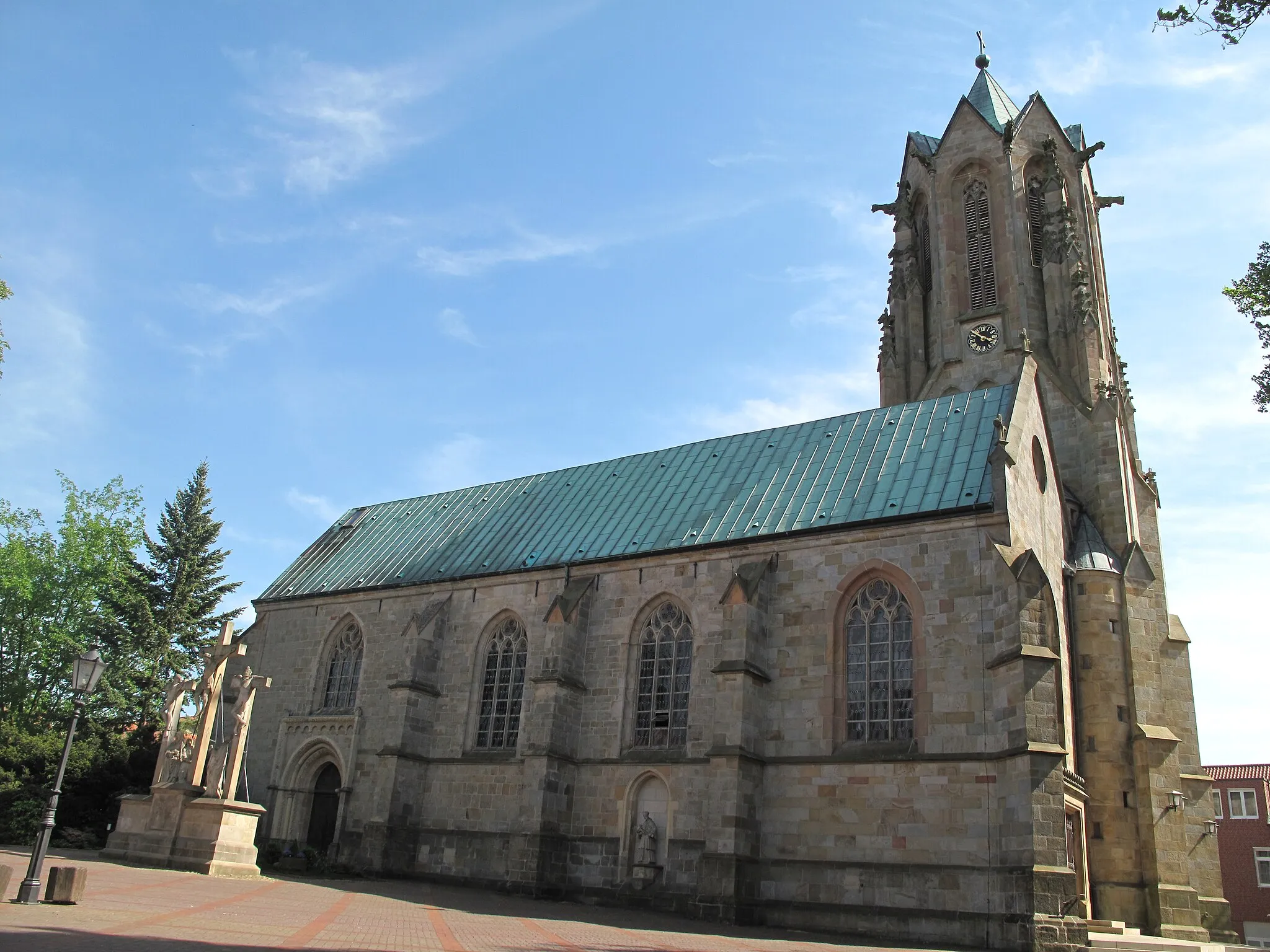 Photo showing: Meppen, church: Sankt Vituskirche