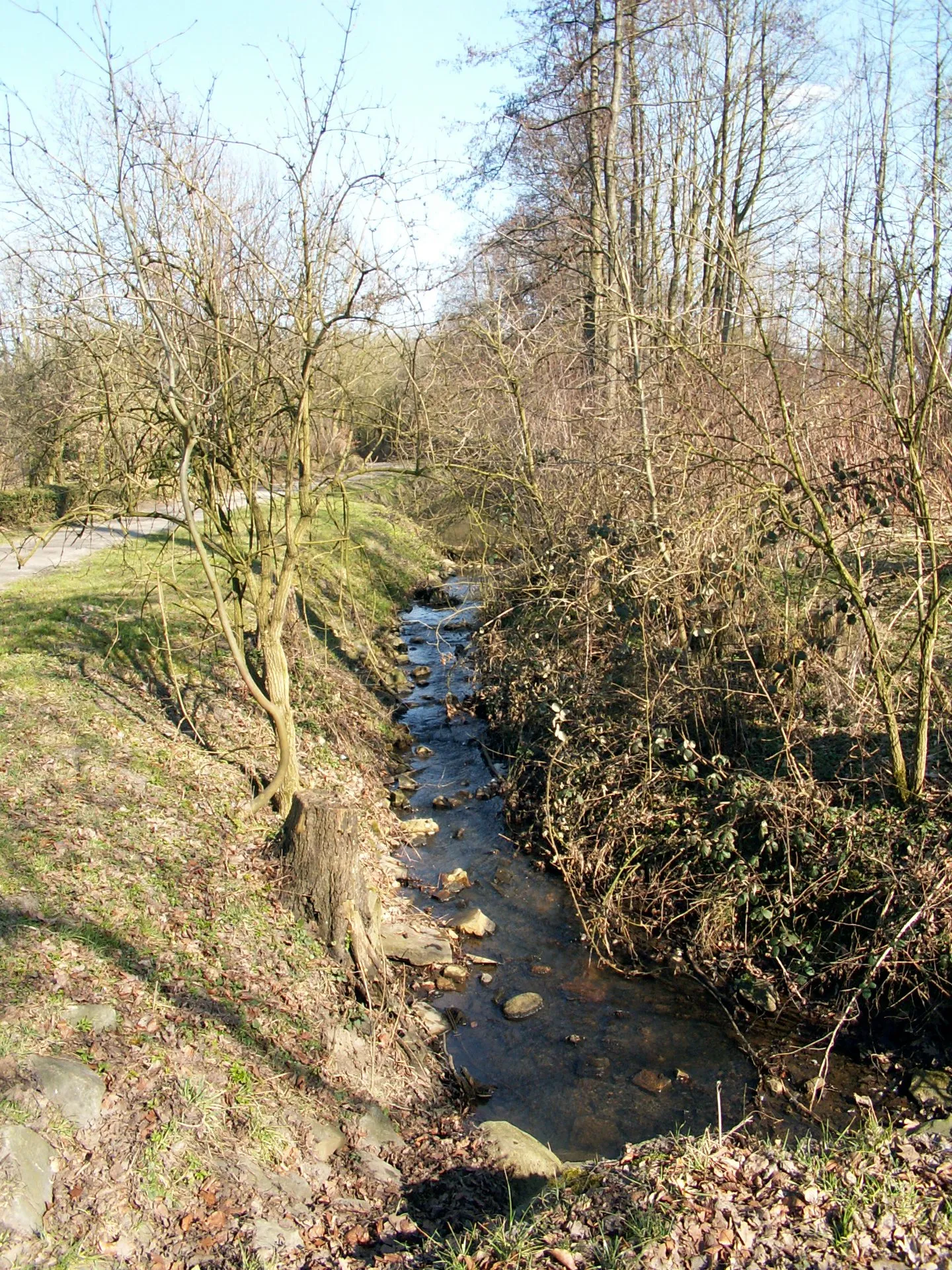 Photo showing: Sandbach südlich von Haus Gartlage in Osnabrück