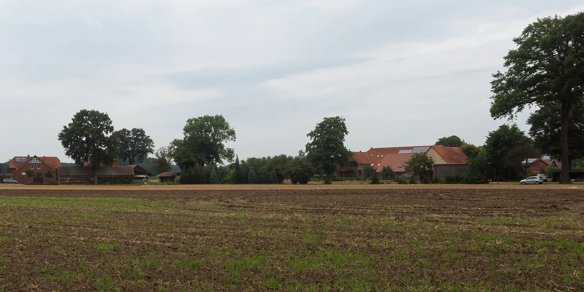 Photo showing: Versmold-Loxten, panorama from Am Sandbrink