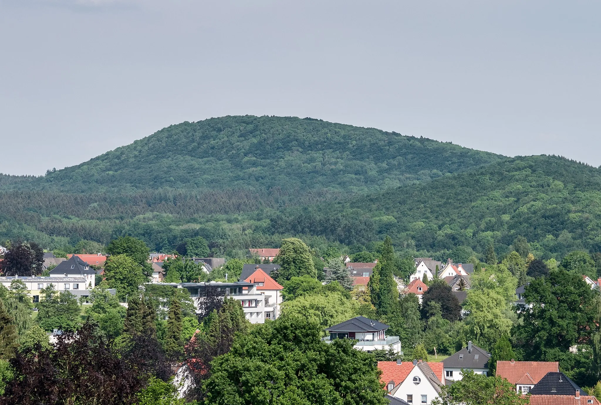 Photo showing: Grosser Freeden mountain (269 m). Bad Iburg, Osnabrück Land, Lower Saxony, Germany