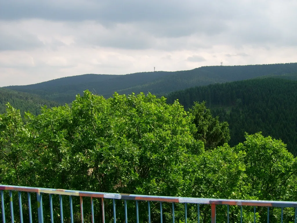 Photo showing: The summit of Dörenberg. View from Lammersbrink.