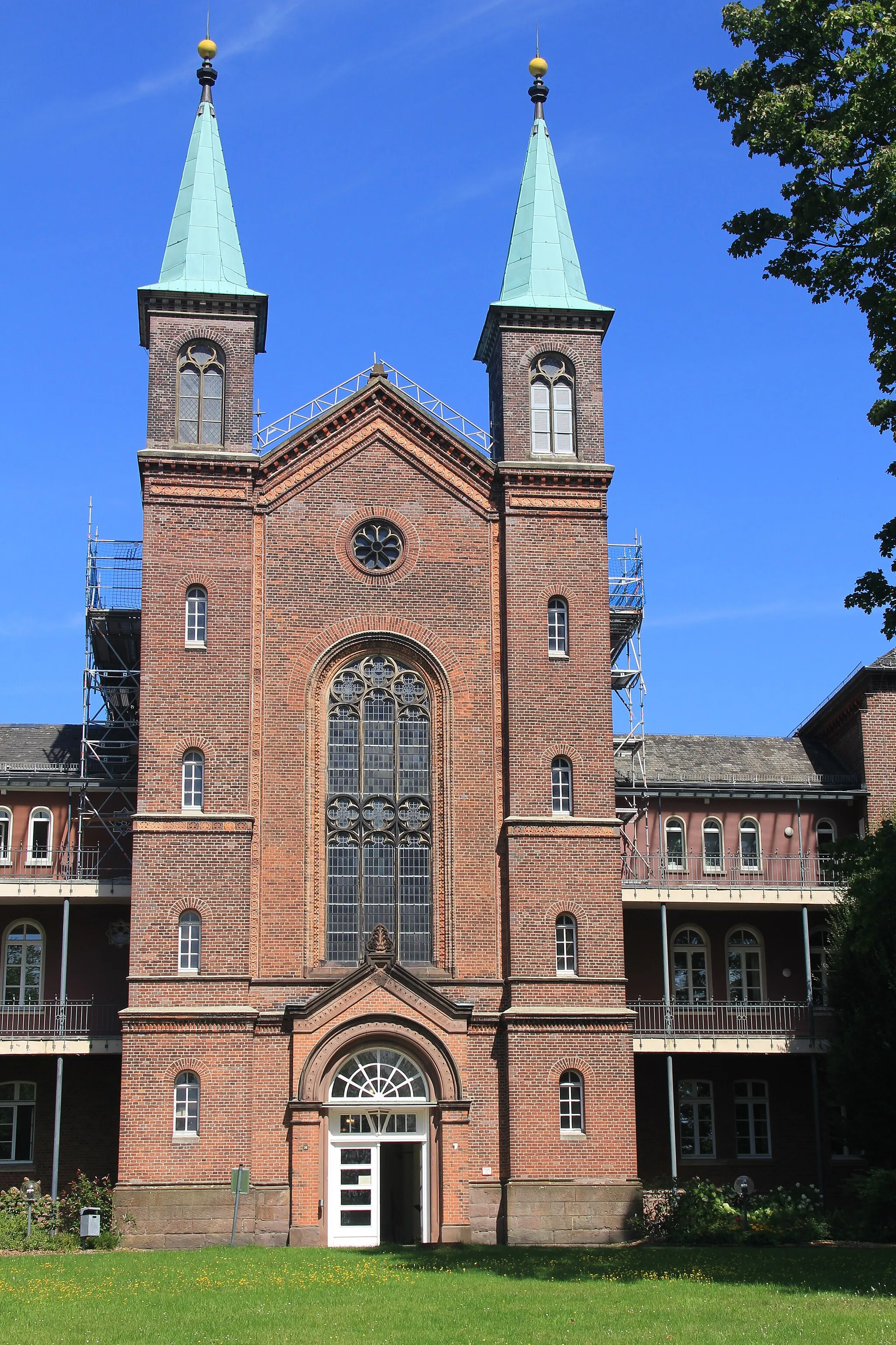 Photo showing: Historisches Hauptgebäude der LWL-Klinik Lengerich (Psychiatrie, Psychotherapie, Psychosomatik)